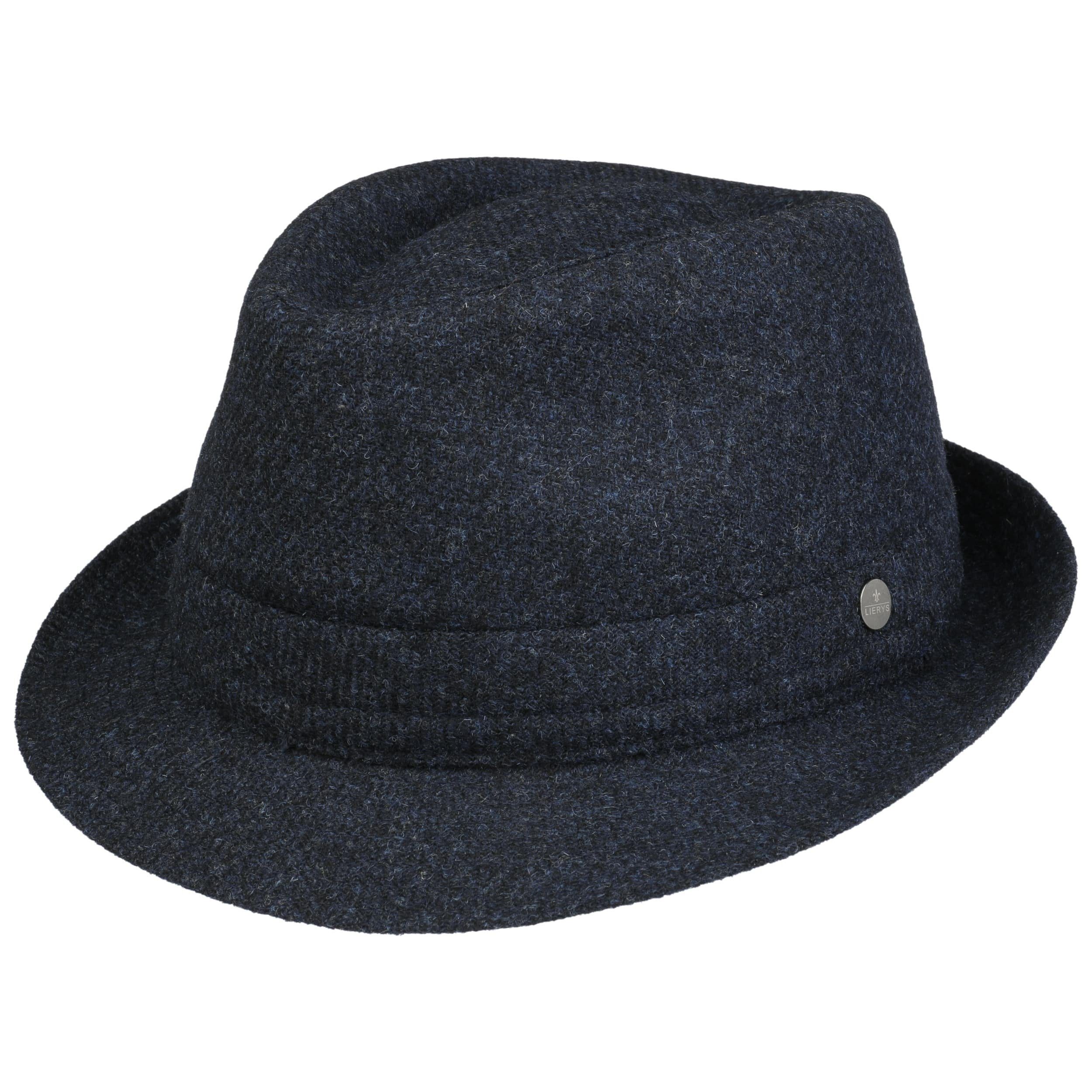 in Italy Wolltrilby grau mit Futter, Lierys Made (1-St) Trilby