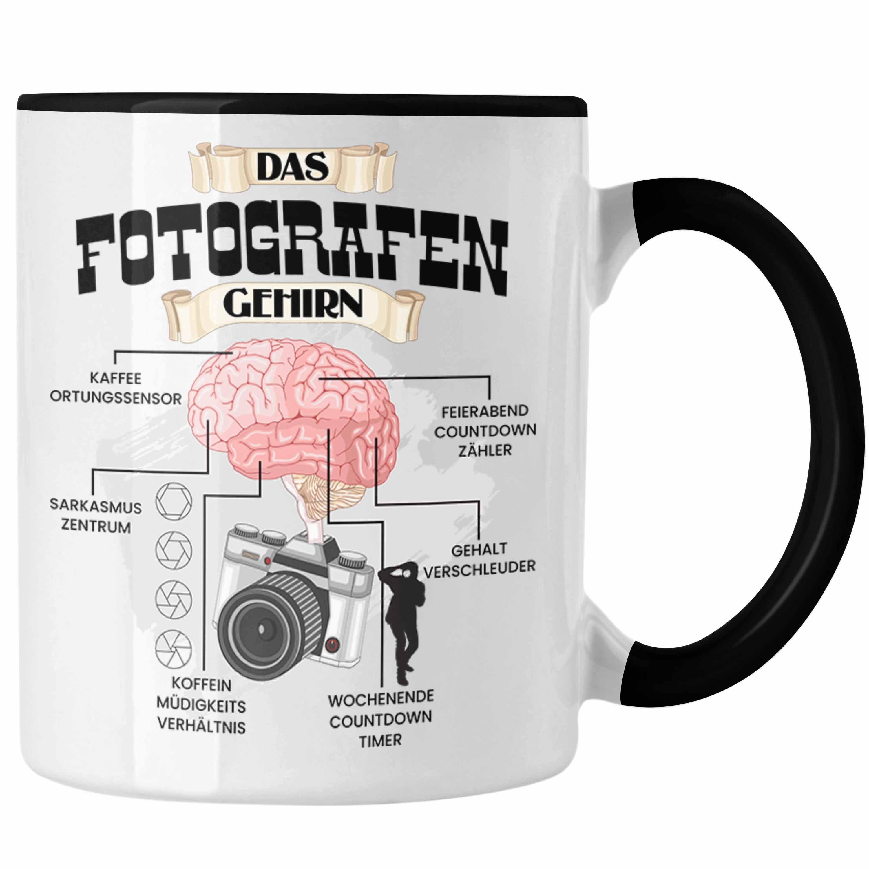 Trendation Tasse Trendation - Fotografen Tasse Lustiges Geschenk für Fotografin Spruch Schwarz