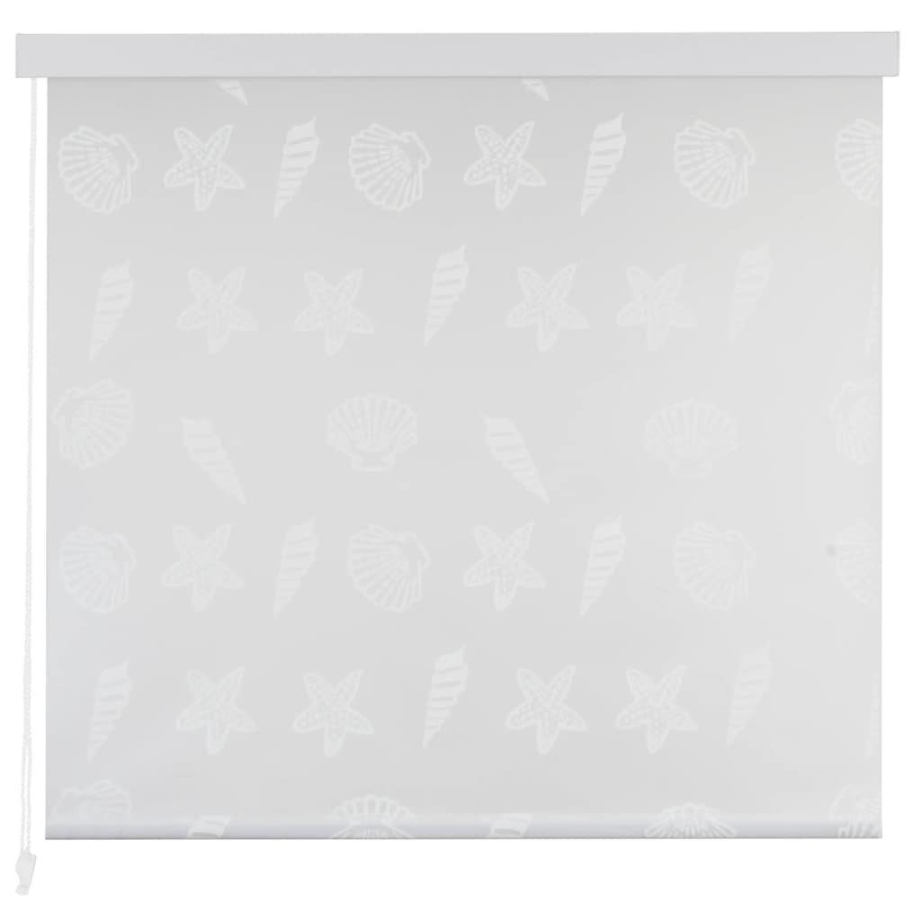 vidaXL Duschvorhang Duschrollo 140x240 cm Seesternmuster günstig online kaufen