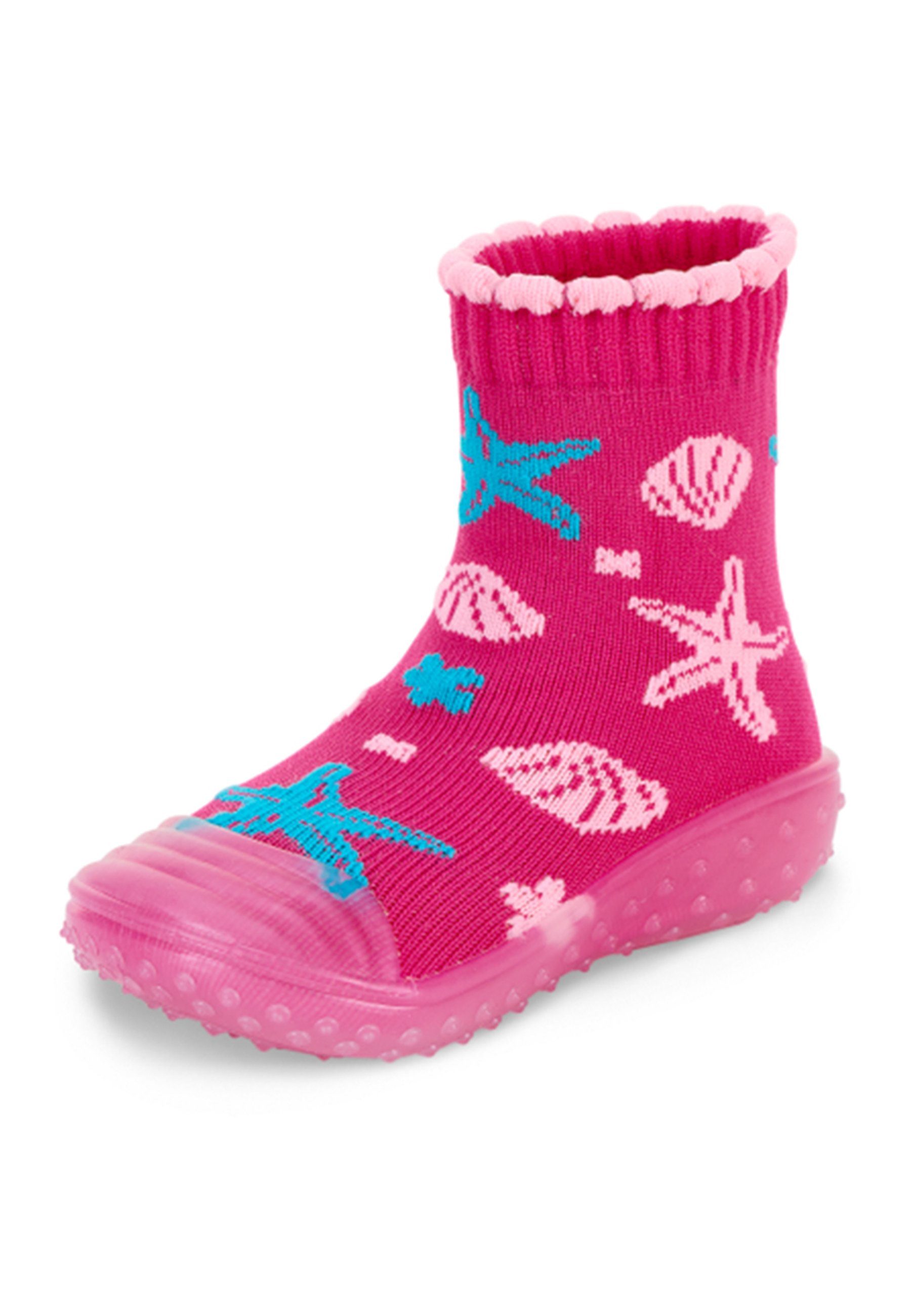 Sterntaler® Basicsocken Adventure-Socks Sealife (Kindersocken mit transparenter Gummisohle, Seaker- Socken für Kinder) Babysocken mit süßen Motiven, Kurzsocken Baby