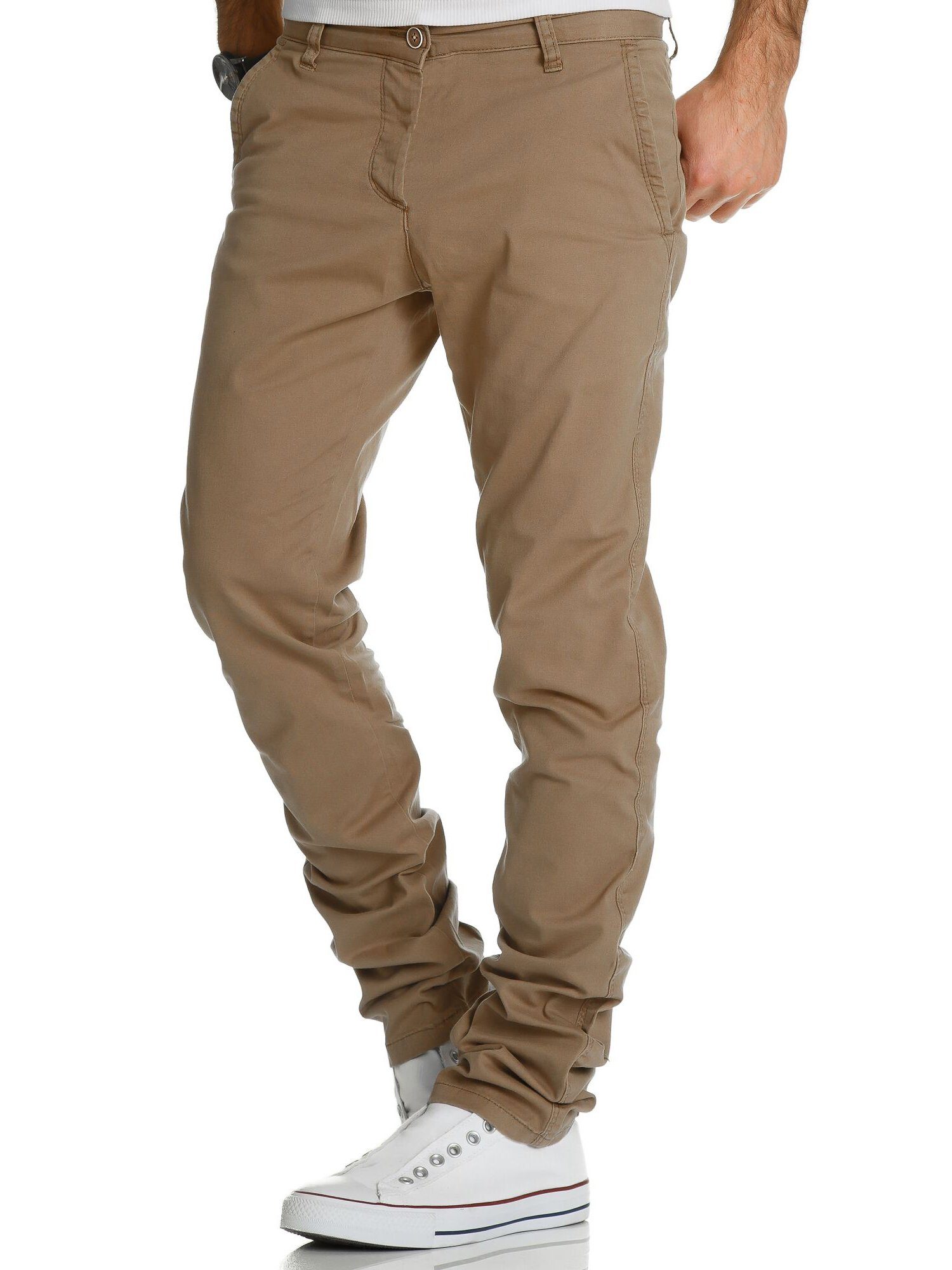 REPUBLIX Chinohose ANDREW Herren Jeans Hose im Regular Slim-Fit Schnitt