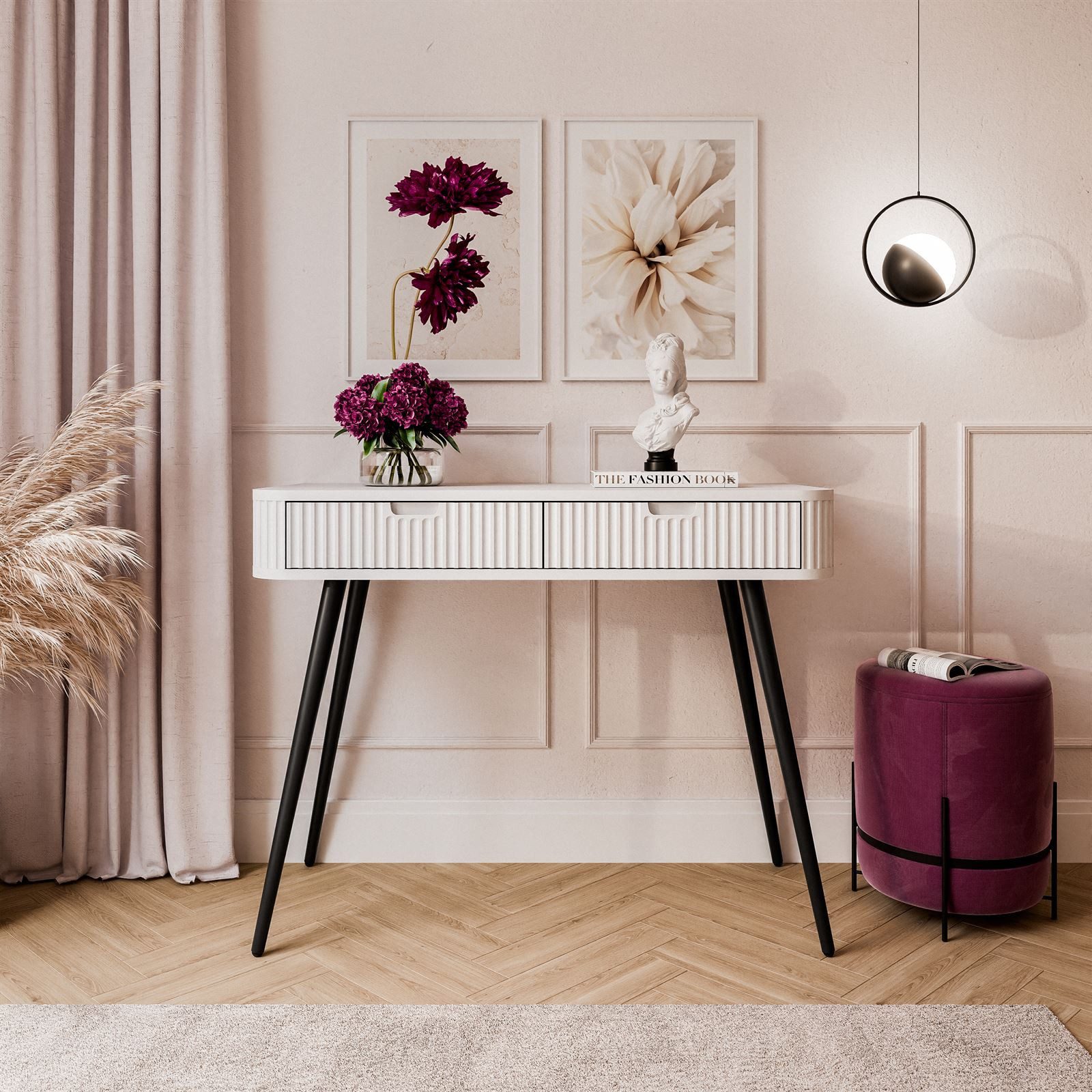 Lookway Konsolentisch Konsole ZAIRA T103, gerillte günstig online kaufen