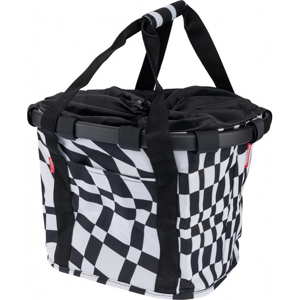KlickFix Fahrradtasche 4030572107612 Reisenthel Bikebasket OP Art Fahrradkorb OP Art Design