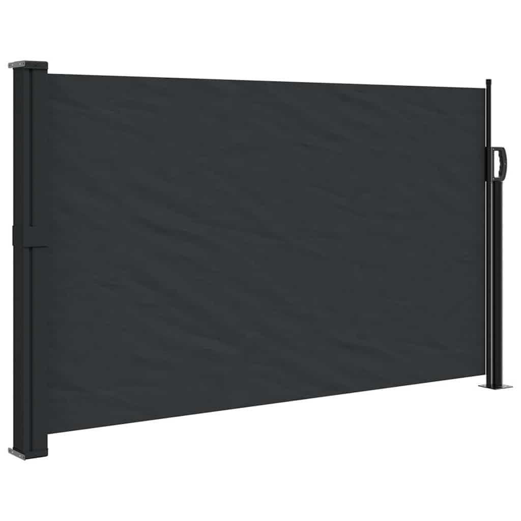 vidaXL Seitenmarkise Seitenmarkise Ausziehbar Schwarz 117x300 günstig online kaufen