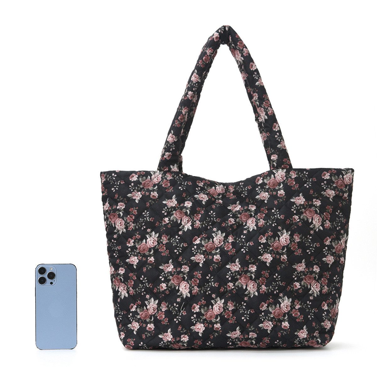 nsihing Schultertasche Handtasche Damen Arbeitstasche Puffer Shopper Tasche Tote Bag (Leicht Handtaschen, Laptoptasche Lehrertasche Schultasche), für Uni Arbeit Reise Shop Schule
