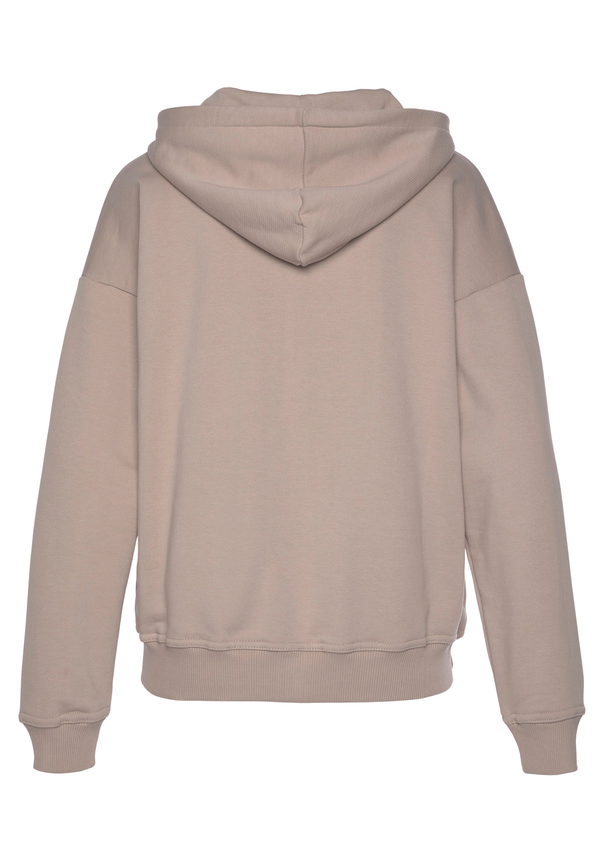 LASCANA Hoodie aus organischer Baumwolle, Loungewear – Bild 4 von 5