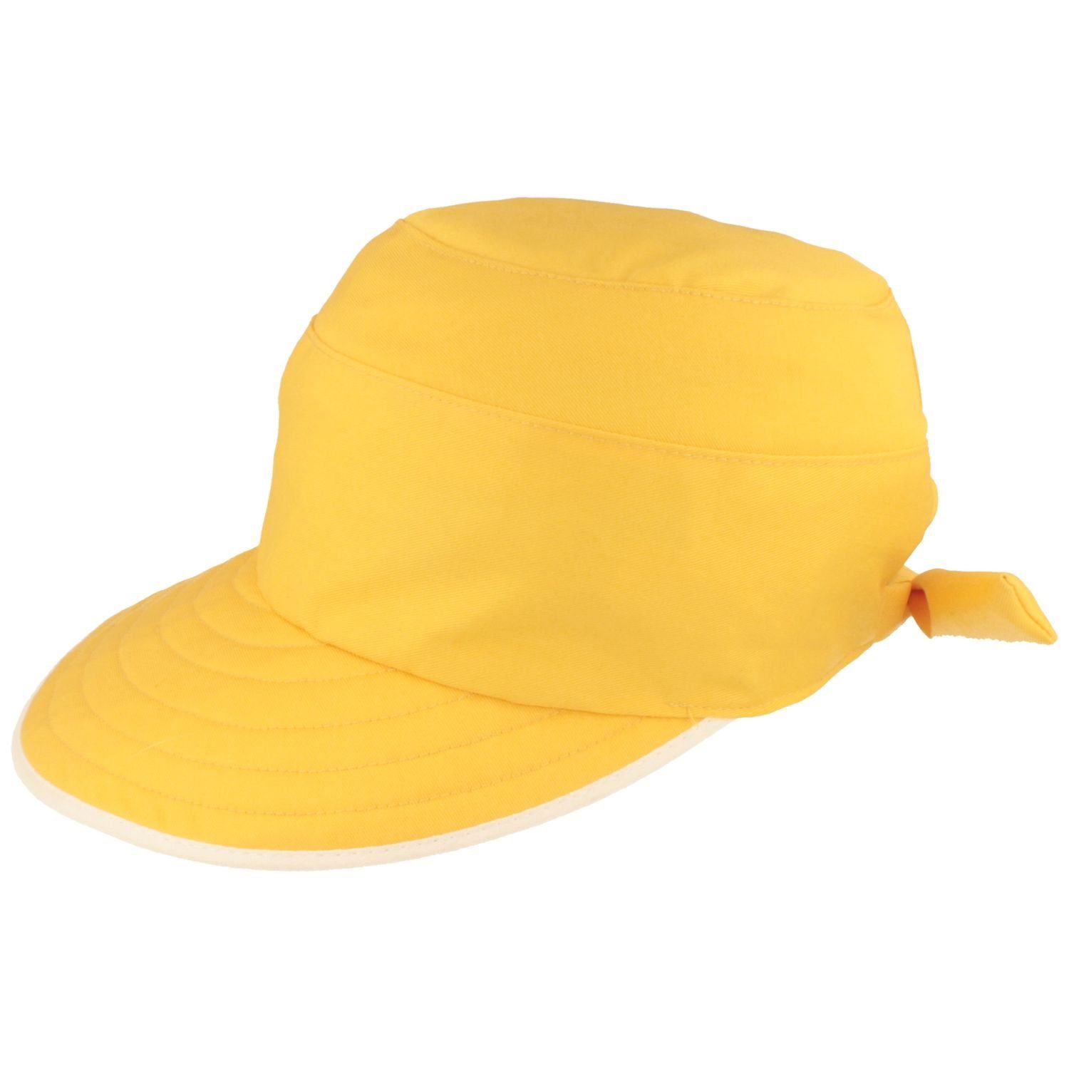 Visor UV-Schutz / Schute gelb mit 80 Breiter 50 Schirmmütze