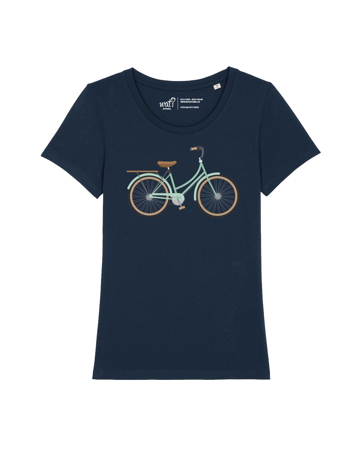 wat? Apparel Print-Shirt Mint Bike (1-tlg) dunkelblau