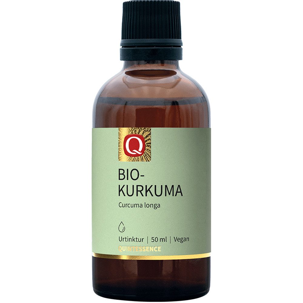 Quintessence Bio-Kurkuma Tinktur – nach Paracelsus - Vegane Kräuter- Tropfen, 50 ml, Hochwertige Premiumqualität - in Bioqualität - aus den Wurzeln