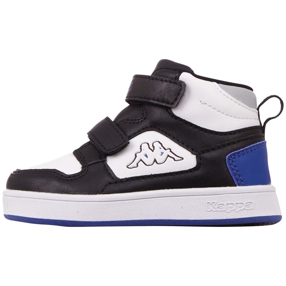 Kappa Sneaker mit Qualitätsversprechen für passende Kinderschuhe black-blue | Sneaker high