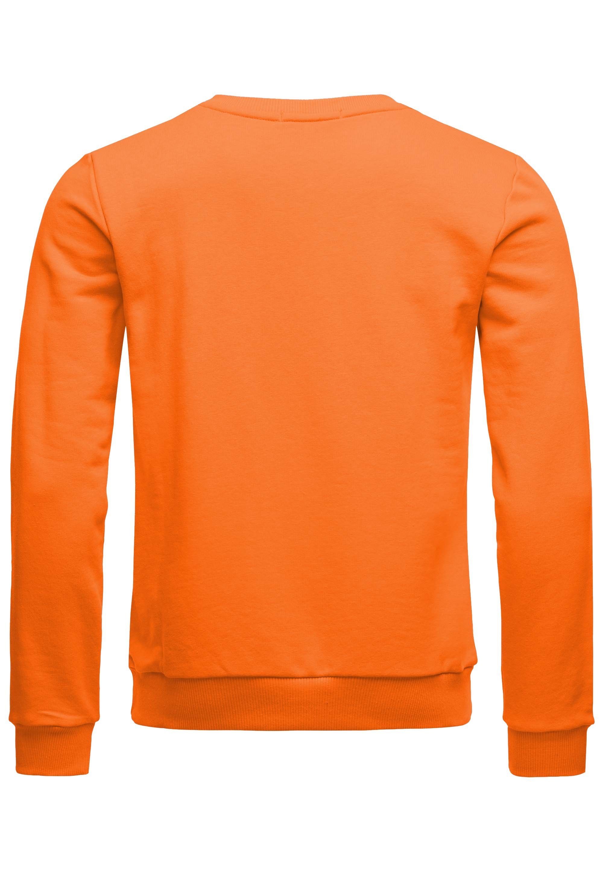 RedBridge Sweatshirt Basic Langarmshirt - Rundhals, regular fit, vielseitig