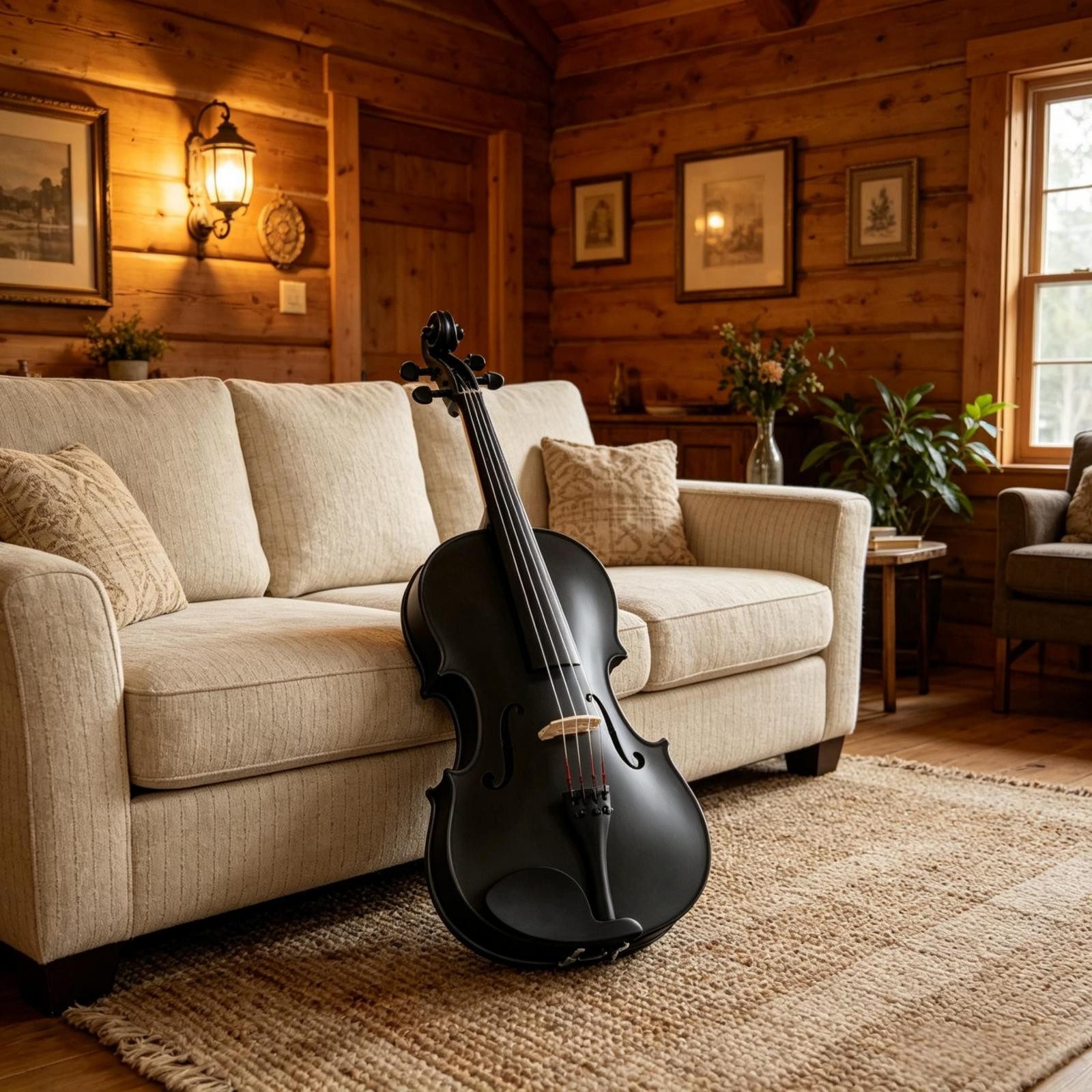 FELIXLEO Violine Violine 4/4 Ensemble de Massivholz Violinen Set Erwachsene Anfänger
