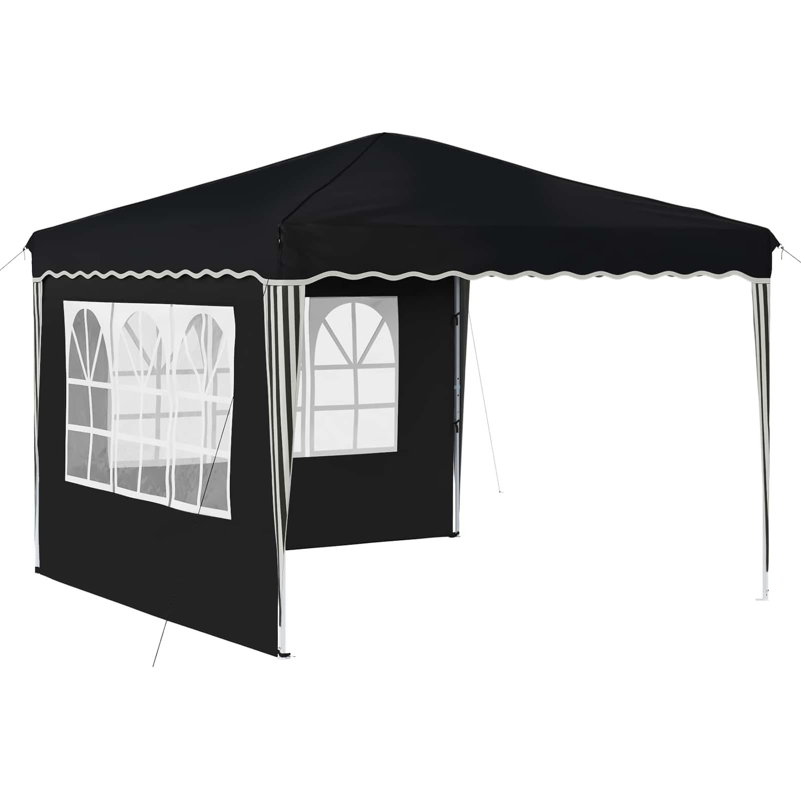 vidaXL Partyzelt Pop-up Partyzelt 288 x 288 x 245 cm Anthrazit Oxford-Stoff