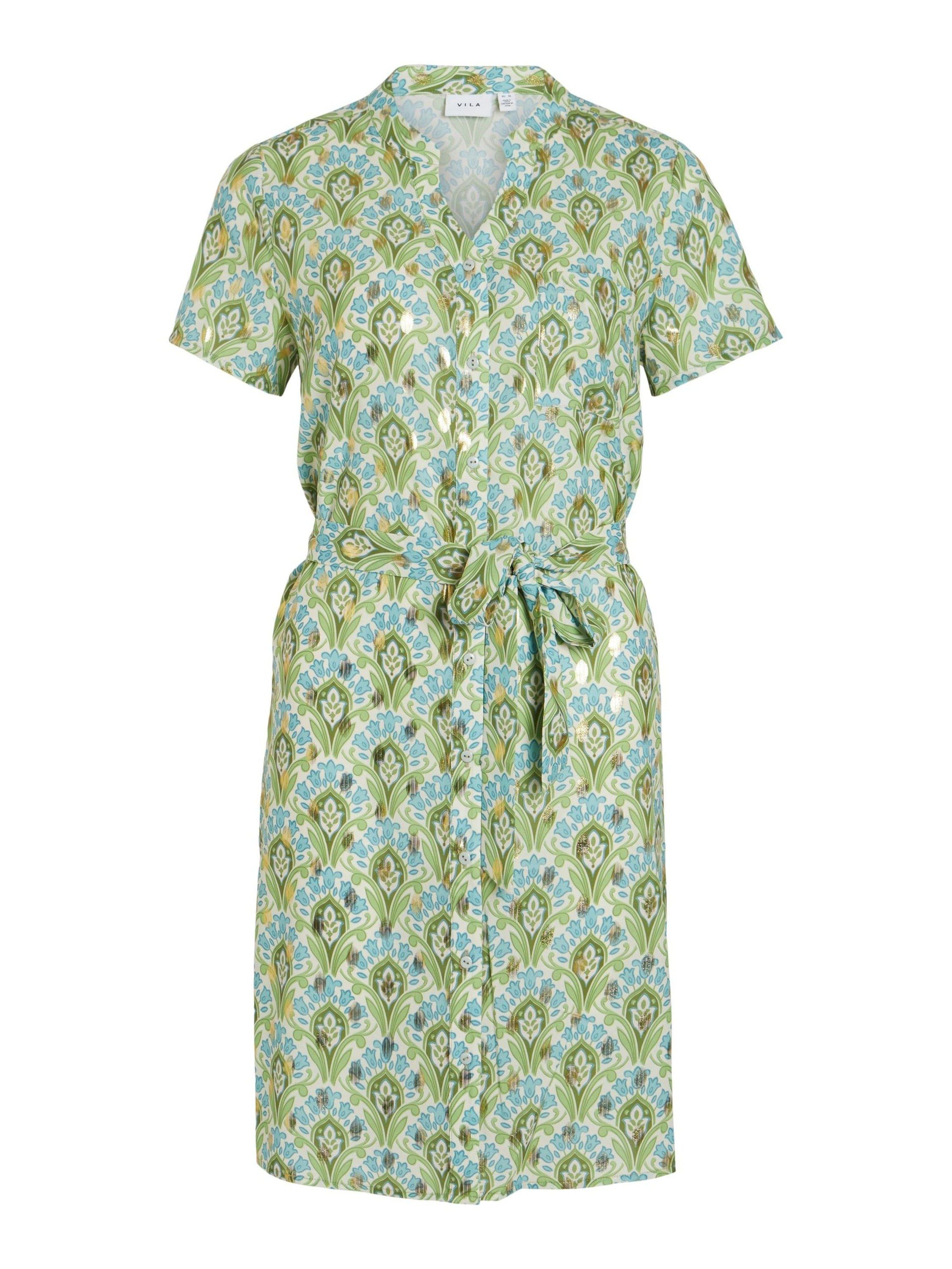 Vila Blusenkleid ZINO (1-tlg) Plain/ohne Details