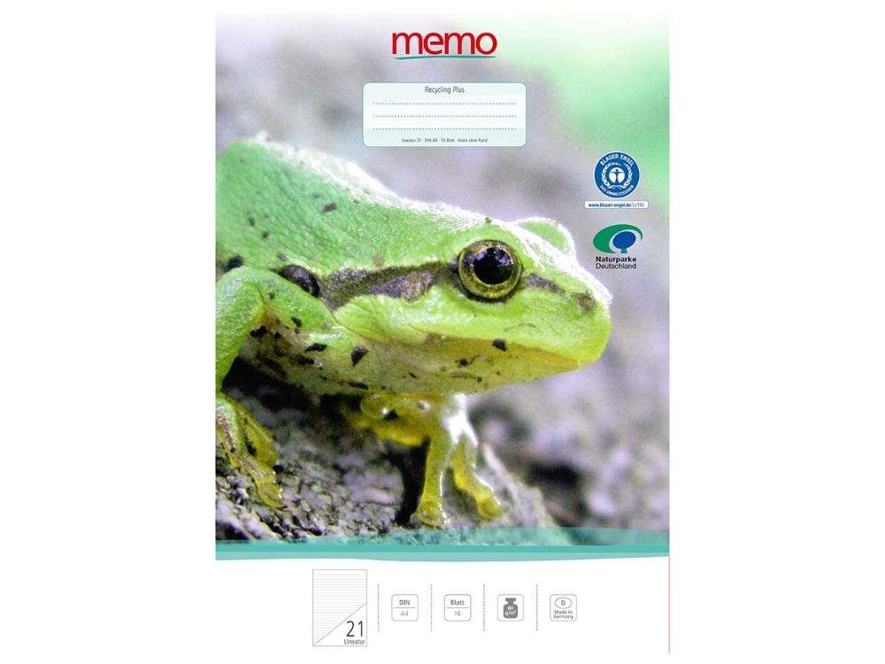 memo Schulheft memo Schulheft DIN A4, Lineatur 21