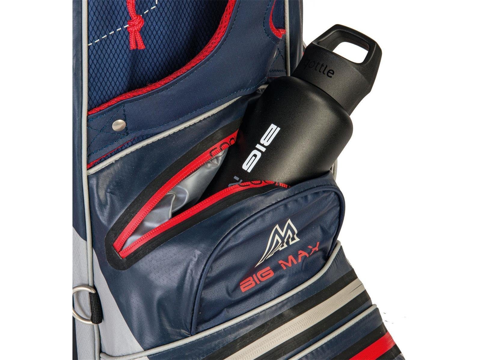 3, MAX 14-fach Aqua Golf Sport Sand/Coffee MAX Cartbag Wasserdicht I BIG BIG Divider Golfreisetasche