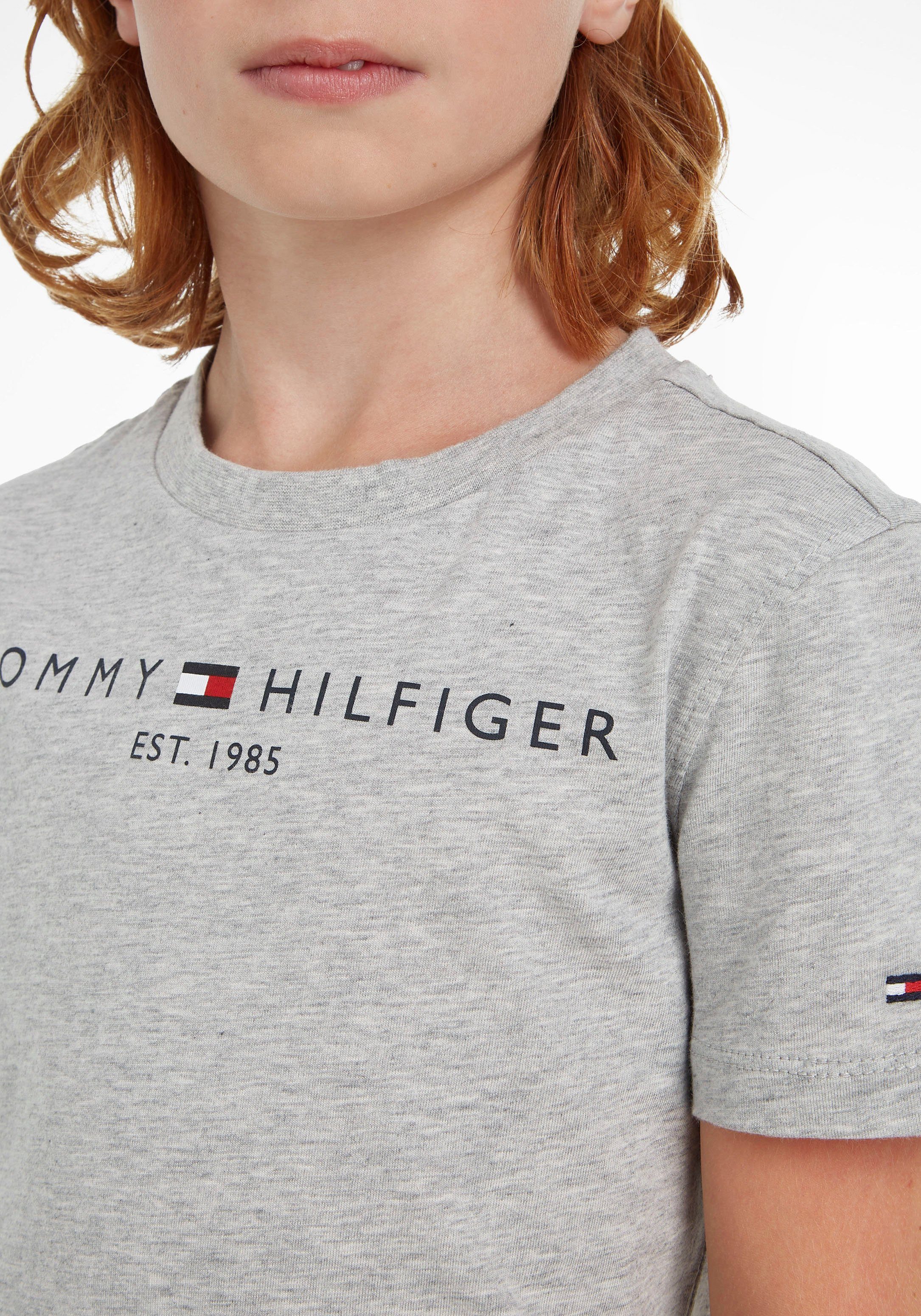 Tommy Hilfiger T-Shirt ESSENTIAL und Mädchen MiniMe,für Kids Kinder Jungen TEE Junior