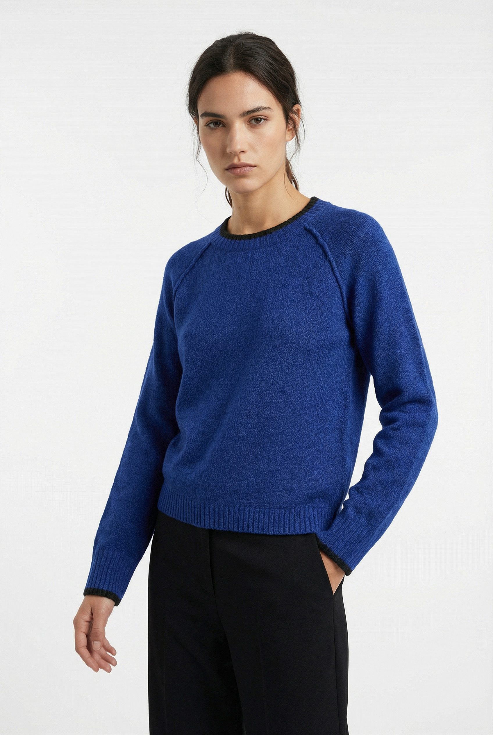 Vero Moda Strickpullover VMAQUARIUS LS O-NECK RAGLAN PULLOVER BF günstig online kaufen