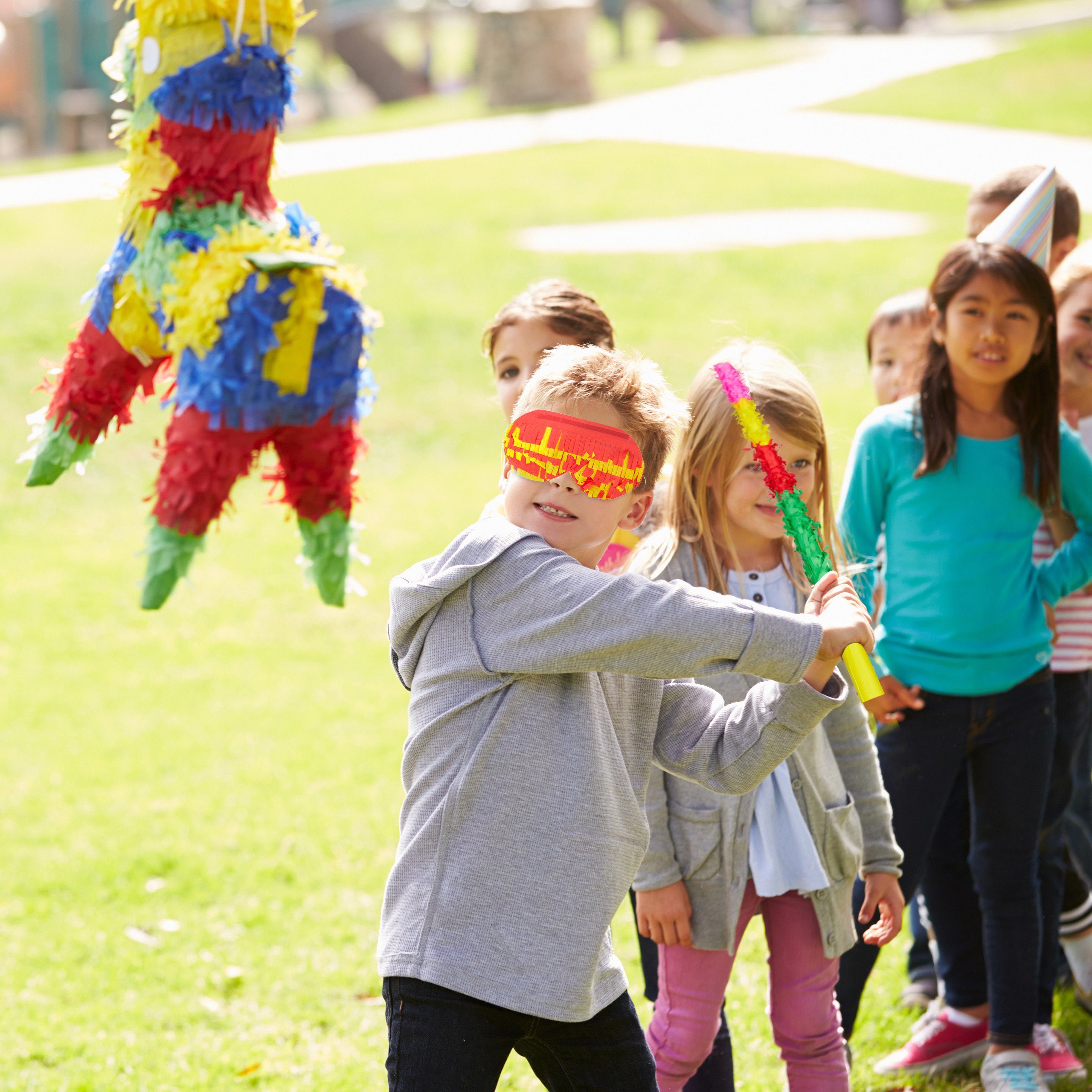 relaxdays Pinata 10 x Pinata Zubehör Set