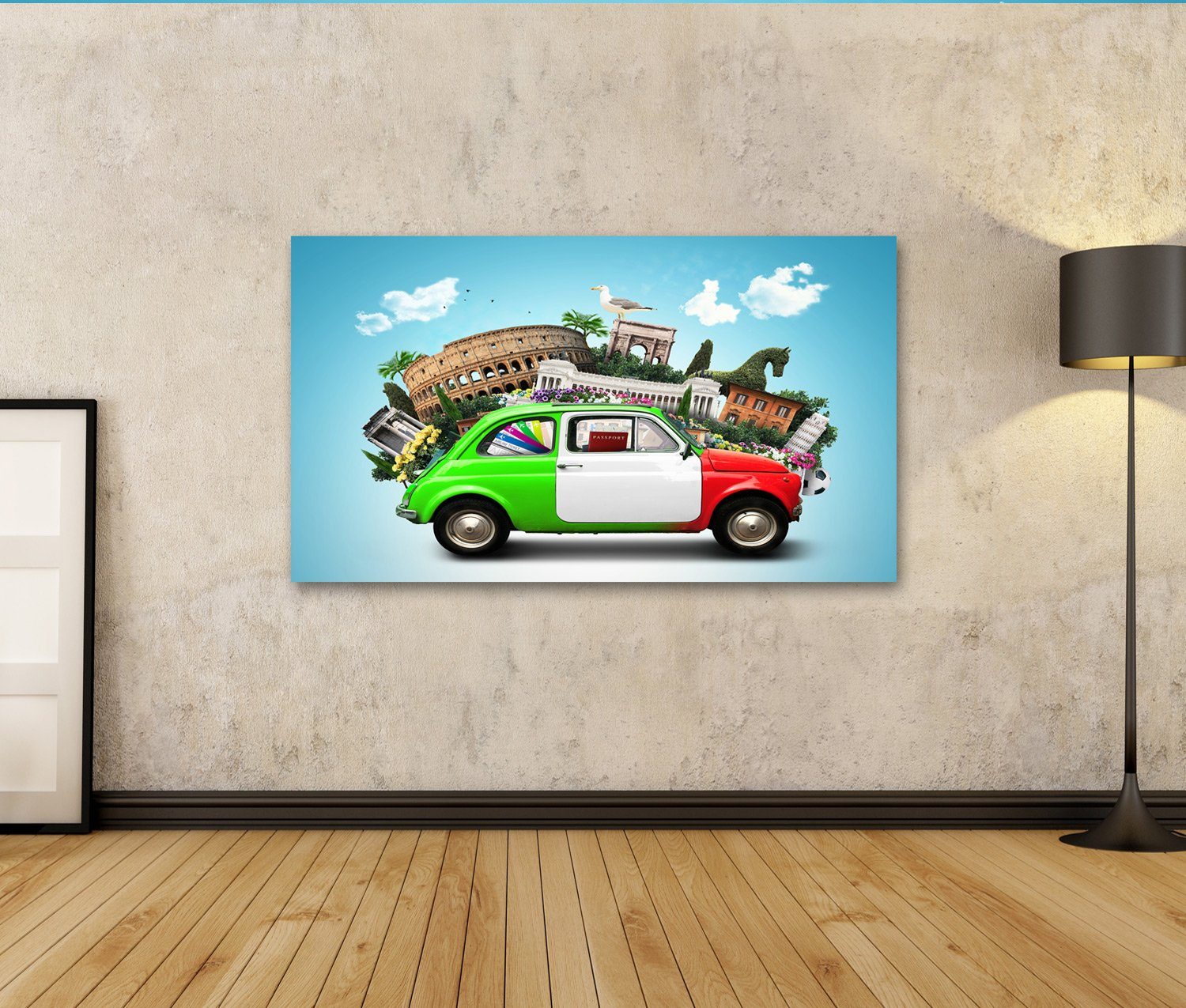 islandburner Leinwandbild Bild auf Leinwand Italien günstig online kaufen