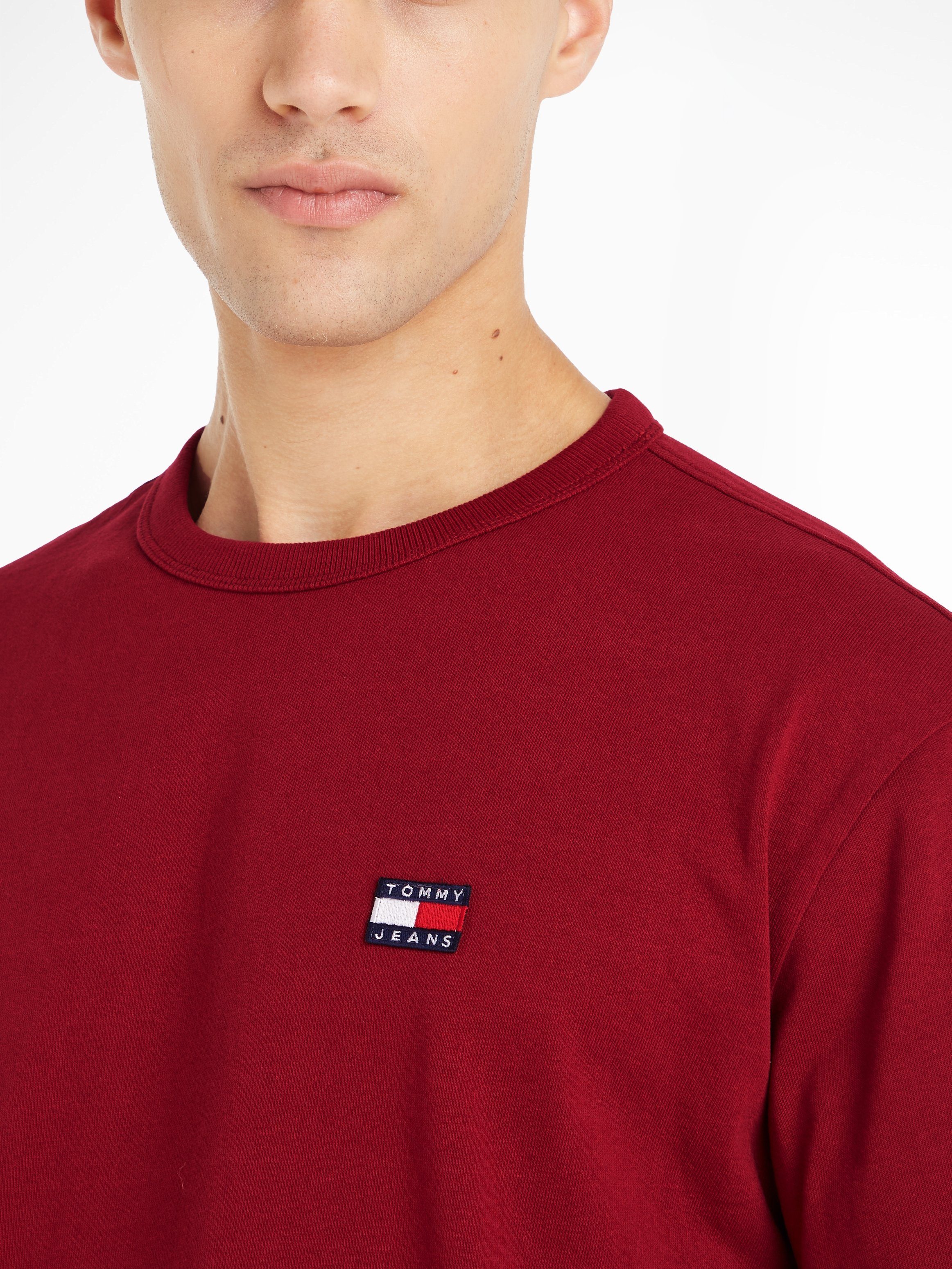 Tommy Jeans BADGE XS TOMMY CLSC TEE Rouge TJM T-Shirt