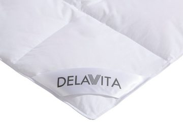 Daunenbettdecke, Grit, DELAVITA, Füllung: 100% weiße, neue Gänsedaunen, Kl. 1, Bezug: atmungsaktiver Baumwollbezug, für den erholsamen Schlaf entwickelt!