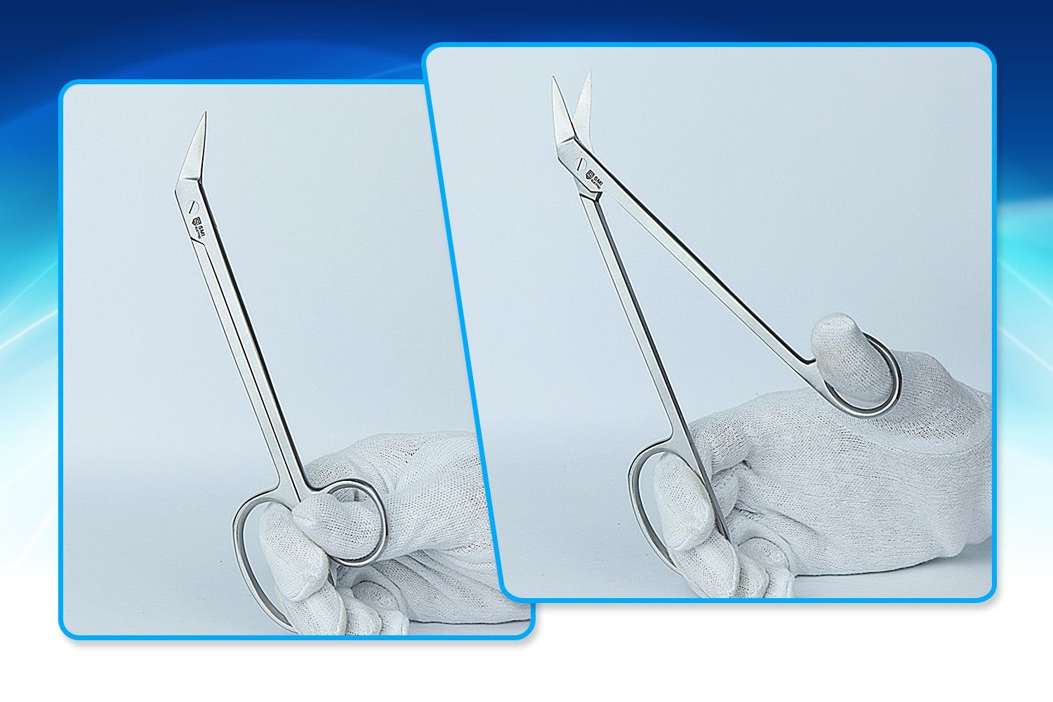 SMI Nagelschere 18 cm Fußnagelschere Langen Griff Senioren Fußschere Nagelschere