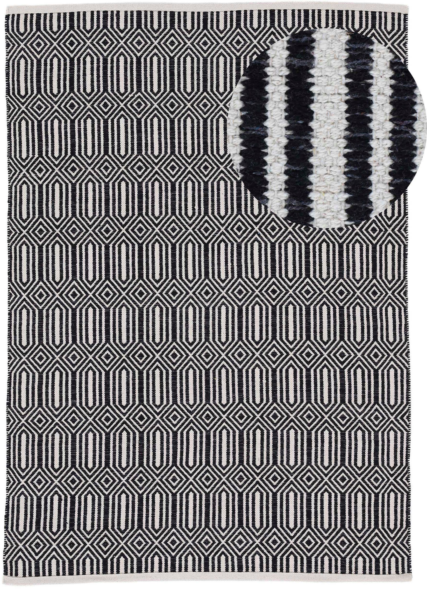 carpetfine Teppich Kelim Oregan, rechteckig, Höhe: 5 mm, Wendeteppich aus reiner Baumwolle, Wohnzimmer. Reduzierter Preis € 56,69. Unverbindliche Preisempfehlung € 199,99