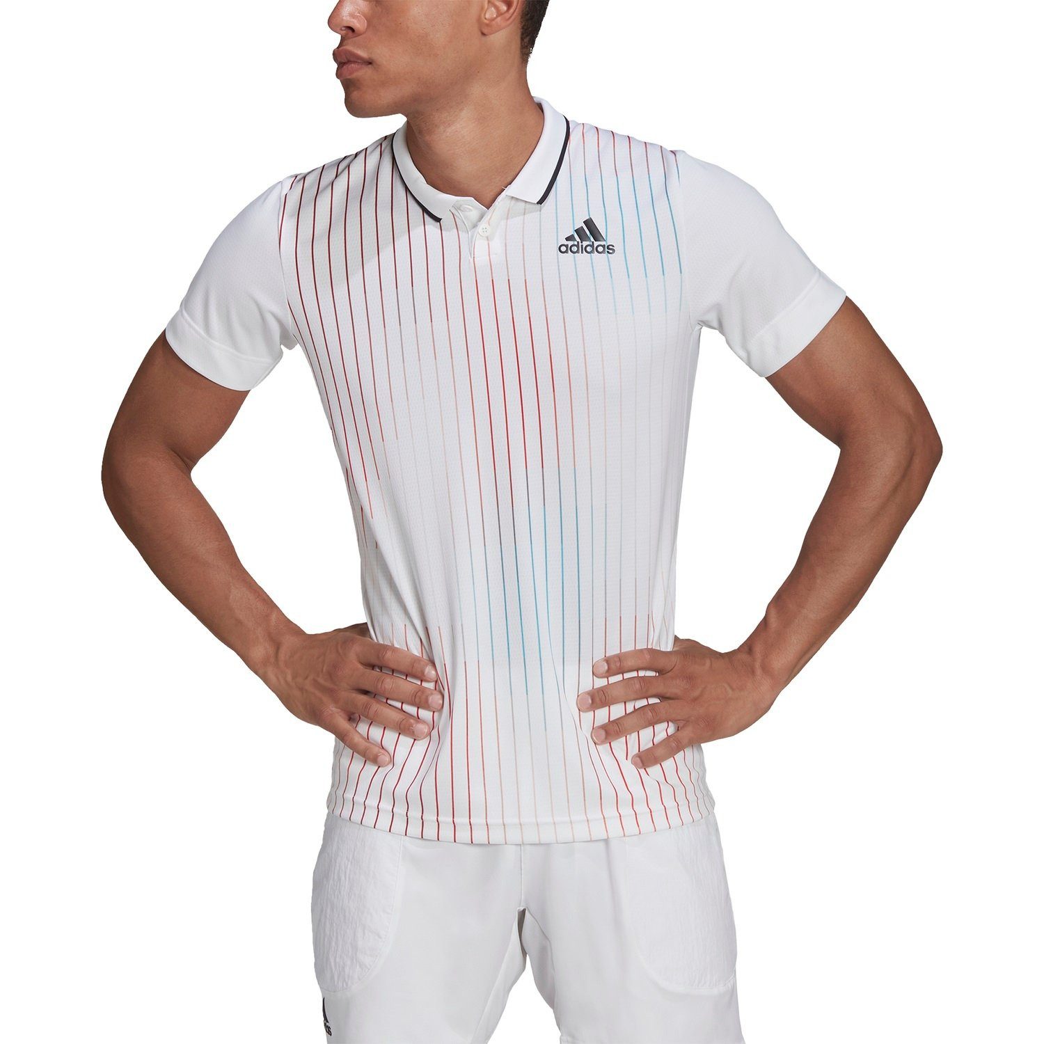 adidas Performance Poloshirt Melbourne Freelift weiss Herren