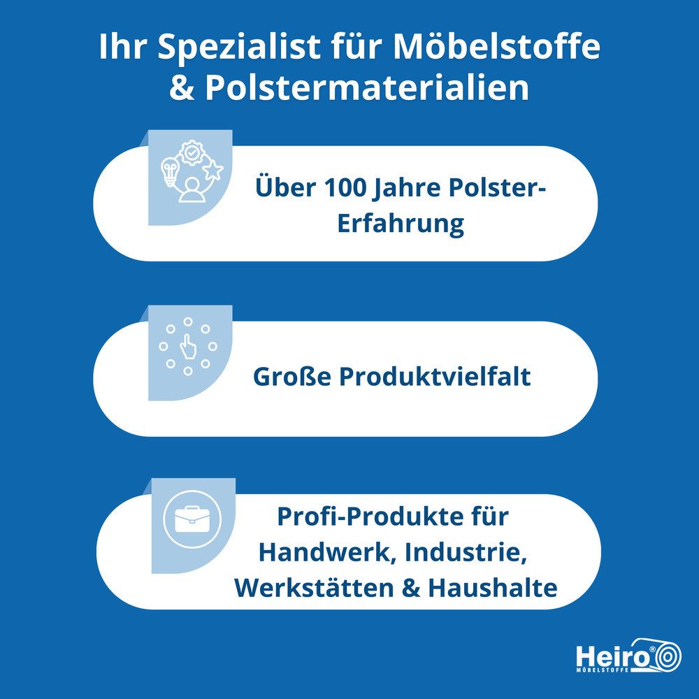 Heiro Nachfüllpack 25 Meter Polster Jute Gurte Gelb – Bild 4 von 4