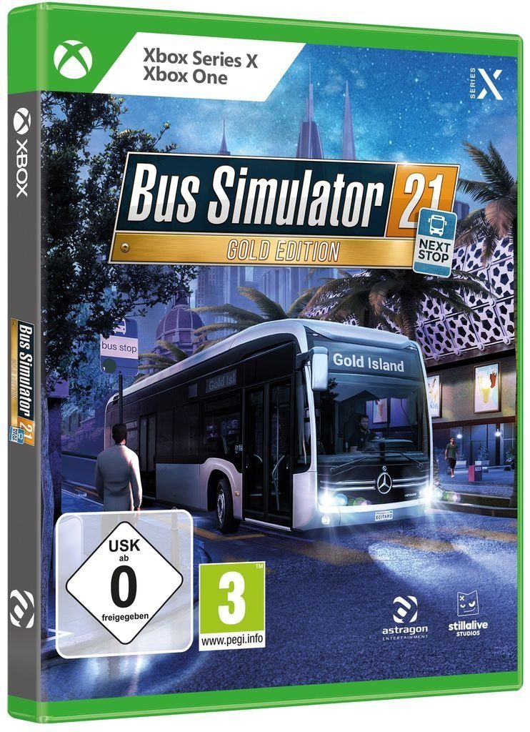21 Series Astragon Edition X Simulator Next Bus Xbox Stop - Gold