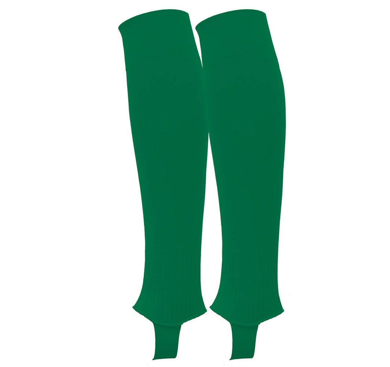Stutzen mit Geco Sportswear Fußball Unifarben grün perfekter Geco Stutzenstrümpfe Stegstutzen Passform ORA