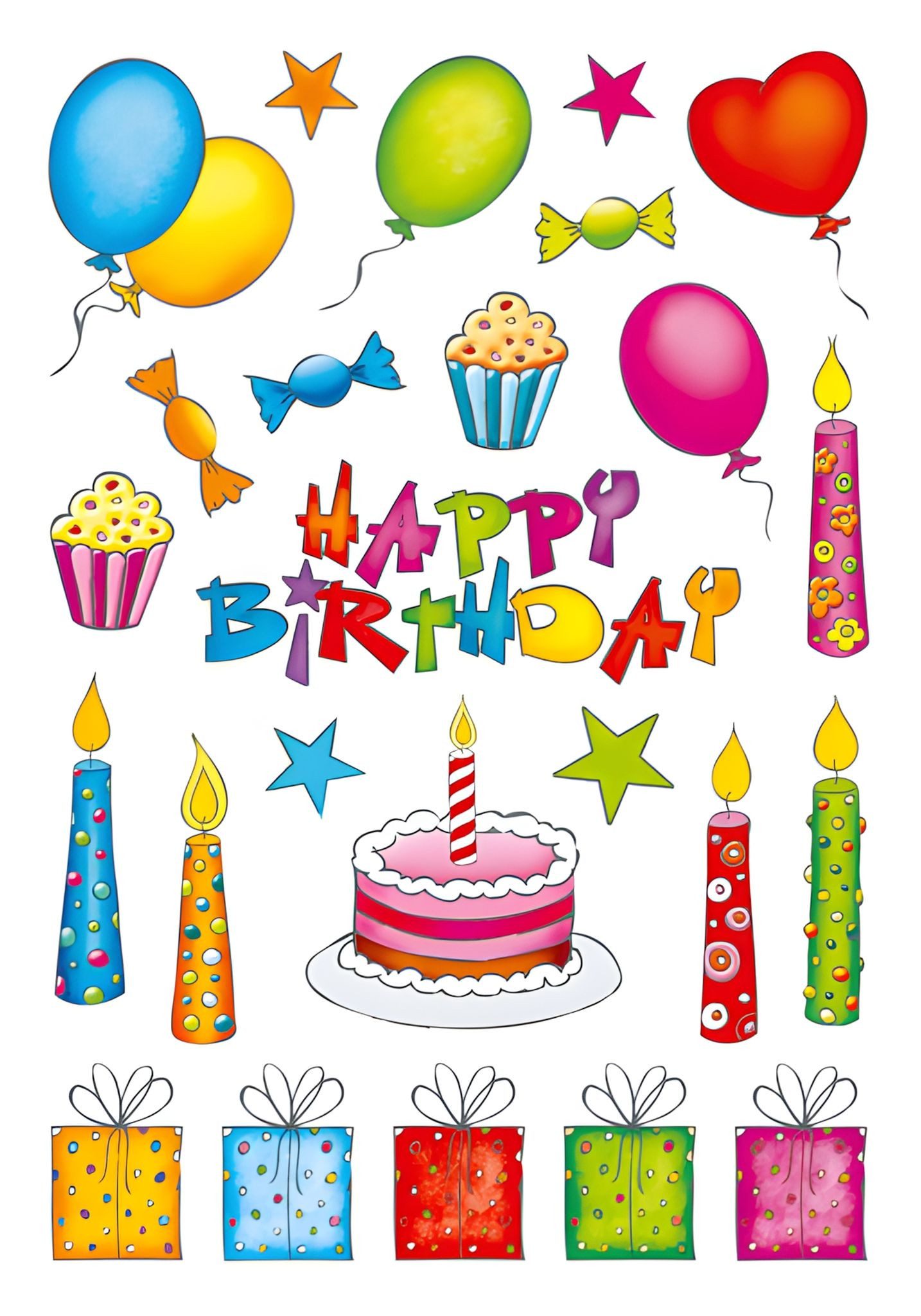 HERMA Sticker Herma Sticker DECOR Geburtstag beglimmert 2 Bl