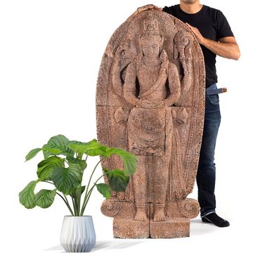 CREEDWOOD Skulptur GÖTTER SKULPTUR "SIWA", Beton, 140cm, Shiva Steinfigur, Statue