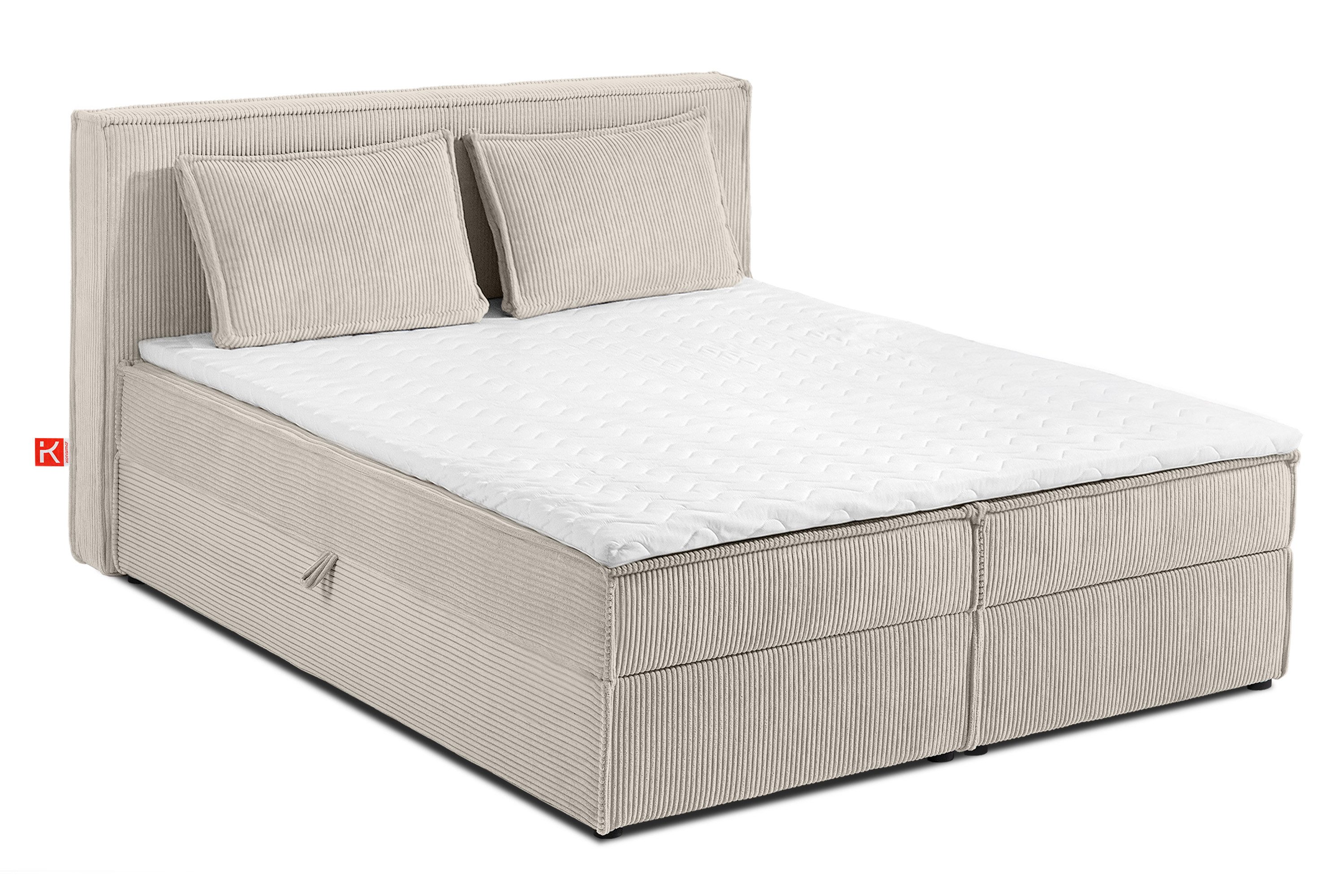 KONSIMO® Boxspringbett ROTI Polsterbett, inkl. Matratze günstig online kaufen