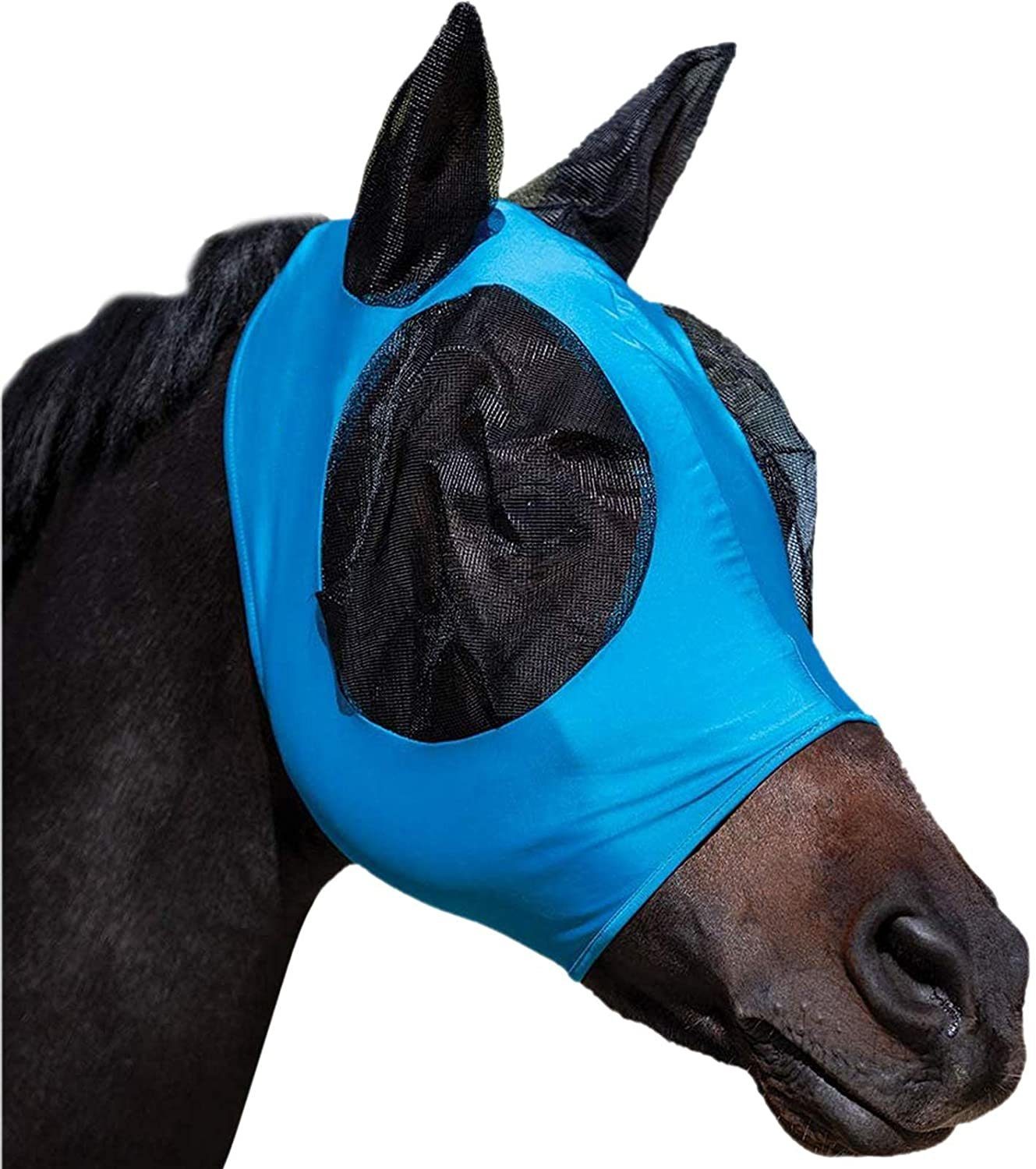 zggzerg Fliegenmaske Zggzerg Komfort Hervorragender Pferd Blau Fliegenmasken
