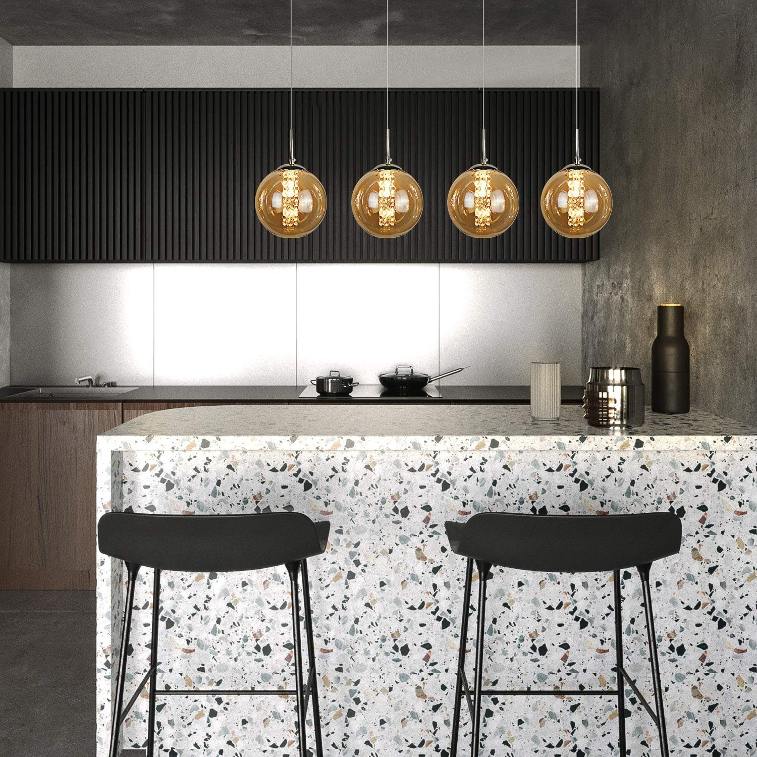 ZMH Pendelleuchte Esstisch 150CM Höhenverstellbar Pendellampe günstig online kaufen
