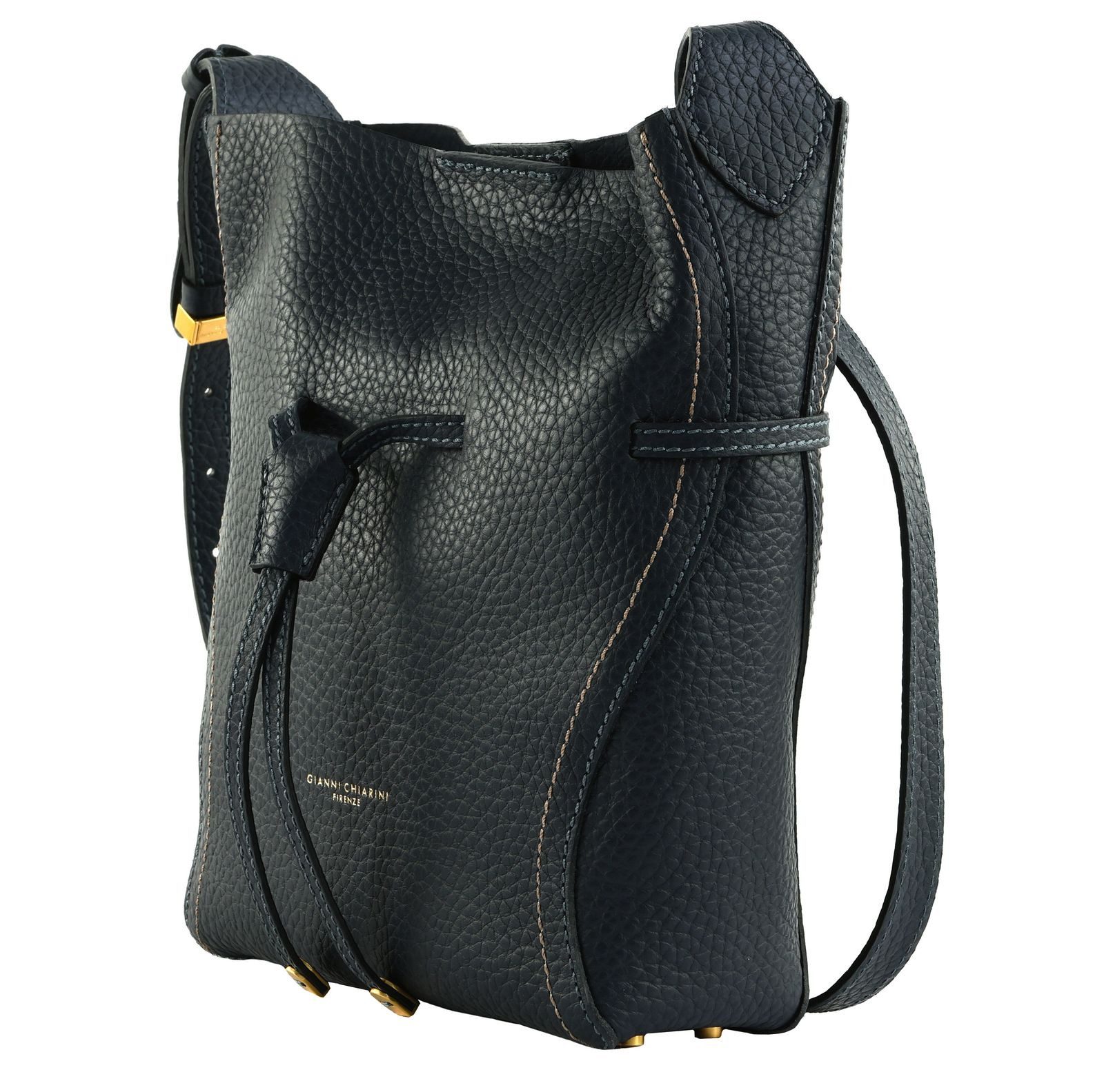 GIANNI CHIARINI Schultertasche Crossbody Bag (Set, 2-tlg), aus echtem Rindsleder