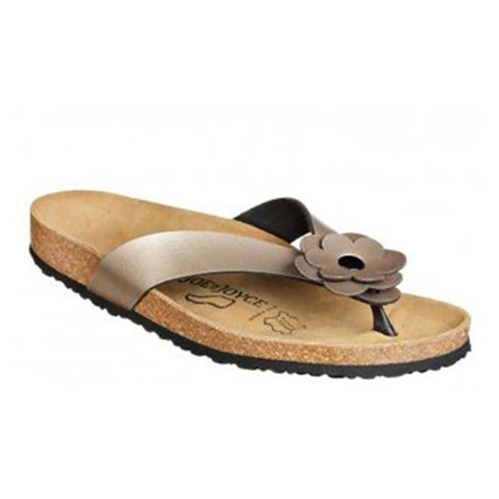 JOE N JOYCE Madrid SynSoft Damen Шлепанцы Metallic Sand Normal Gr. 40 Шлепанцы