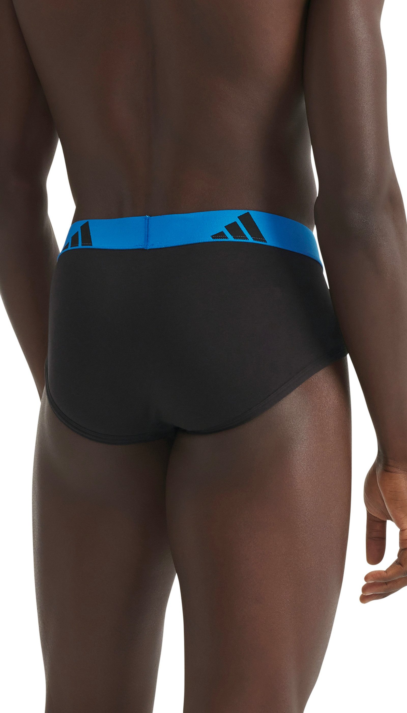 adidas Sportswear Slip Active Flex Cotton (3er Pack) elastisch, Logo-Bund, scheuerfreies Tragegefühl, ohne Eingriff