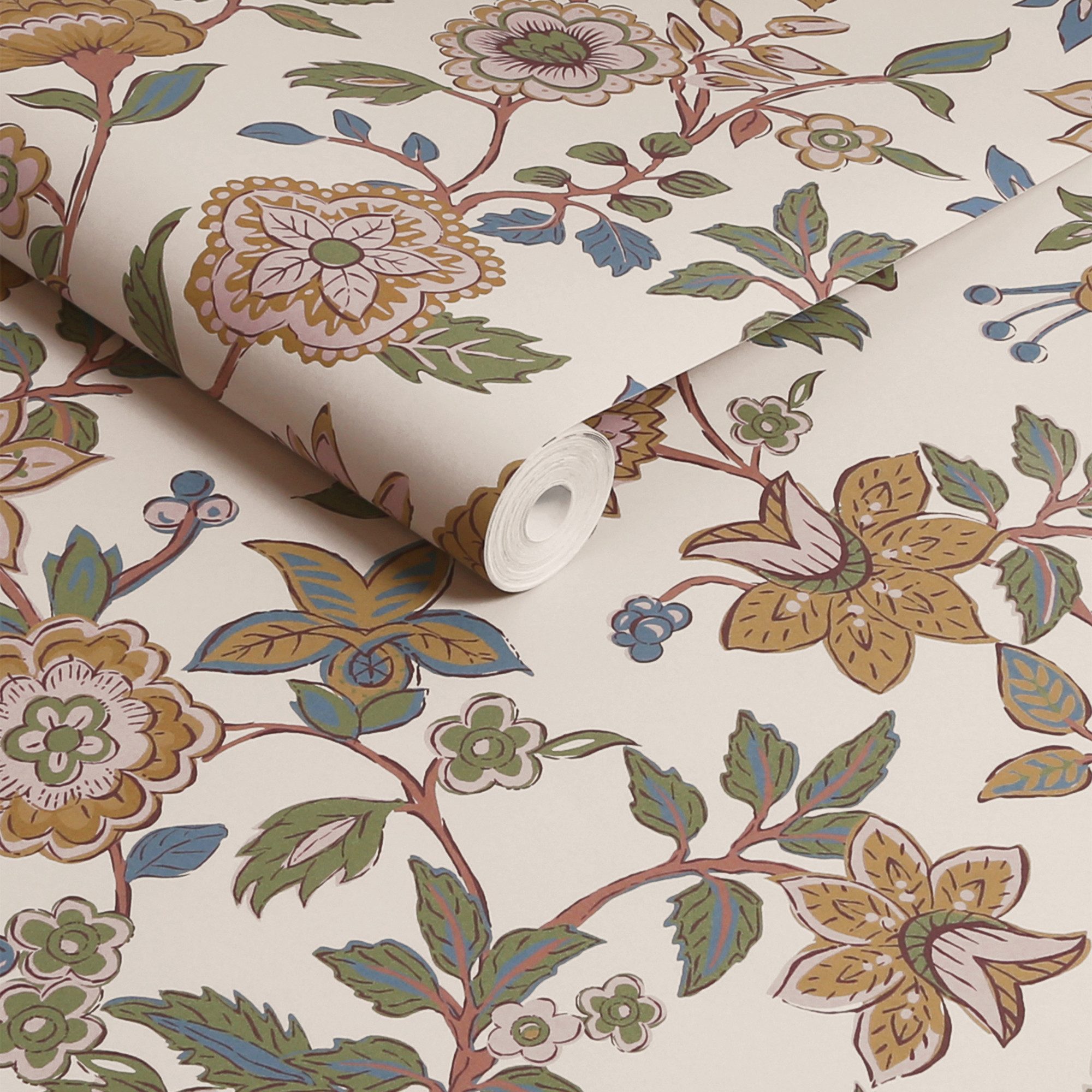 Joules Vliestapete Scot Floral, glatt, Motiv, (1 St), Design Tapeten