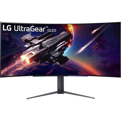 LG 45GR95QE Curved-OLED-Monitor (113 cm/45 ", 3440 x 1440 px, WQHD, 0,03 ms Reaktionszeit, 240 Hz, OLED)