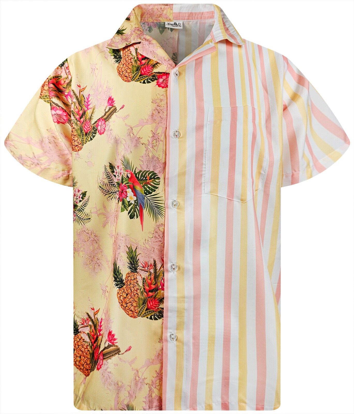 King Kameha Hawaiihemd Stripes Funky Hawaii-Hemd günstig online kaufen