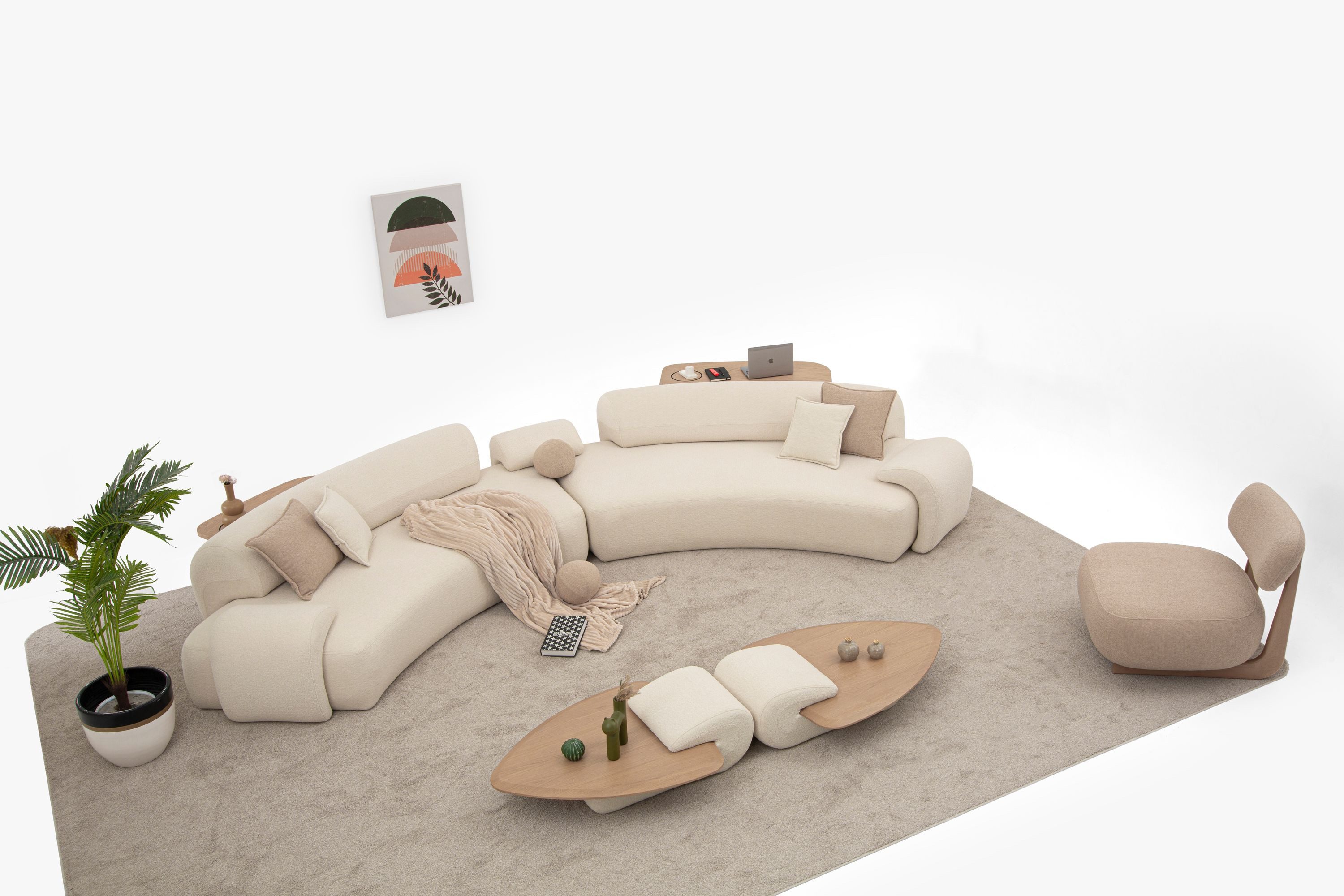 Nobelaa Ecksofa Ecksofa "Olympia" + Sessel