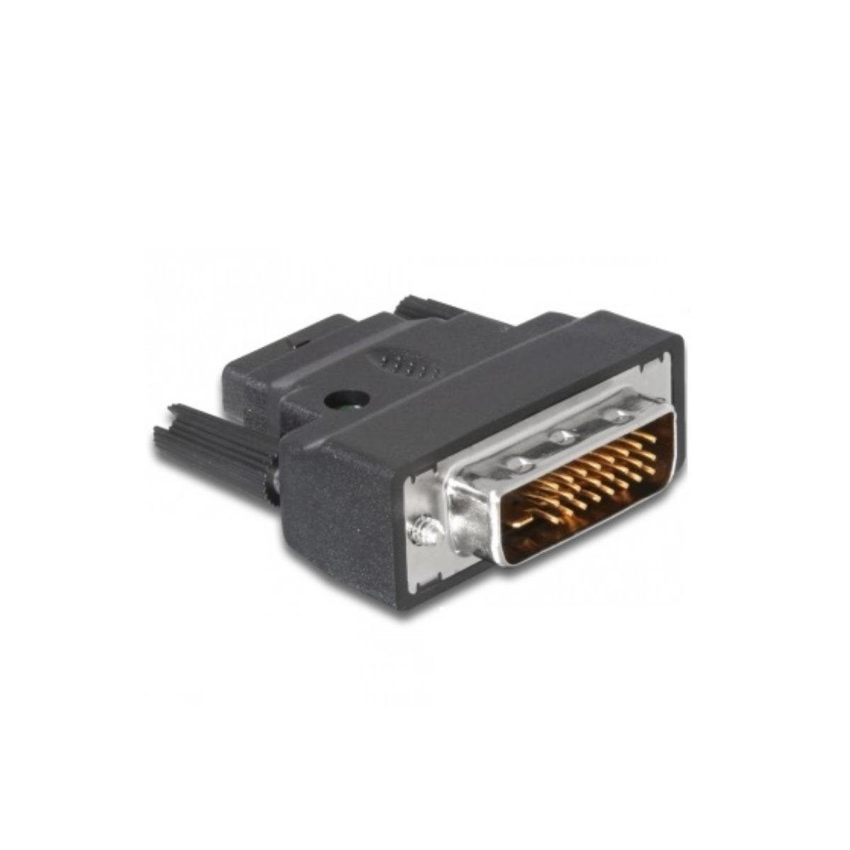 Delock 65024 - Adapter - DVI-25 Pin-Stecker > HDMI-Buchse mit LED Computer-Kabel, DVI, HDMI