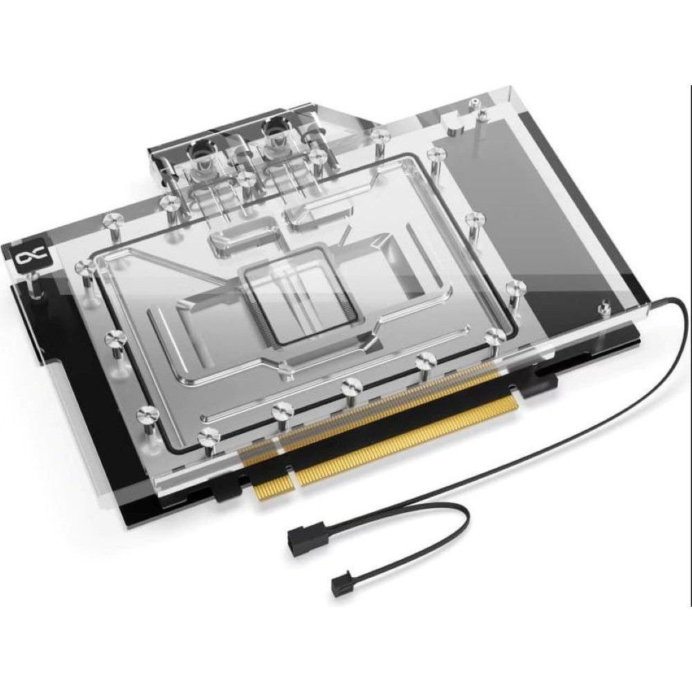 AlphaCool Wasserkühlung Eisblock Aurora für RTX 4090 Master V.2 mit Backplate - Wasserkühler