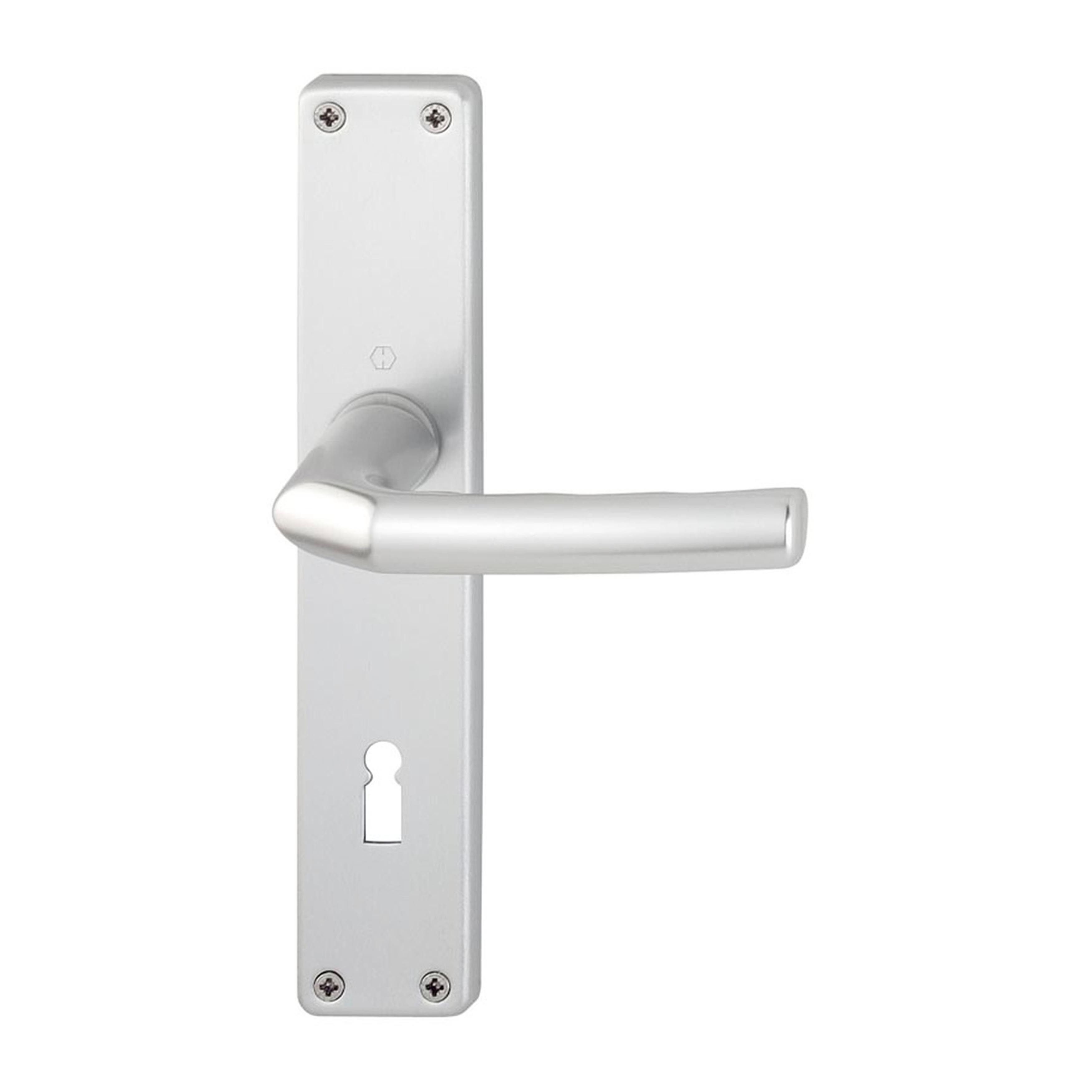 HOPPE Türgriffpaar Birmingham, Drücker außen, Aluminium