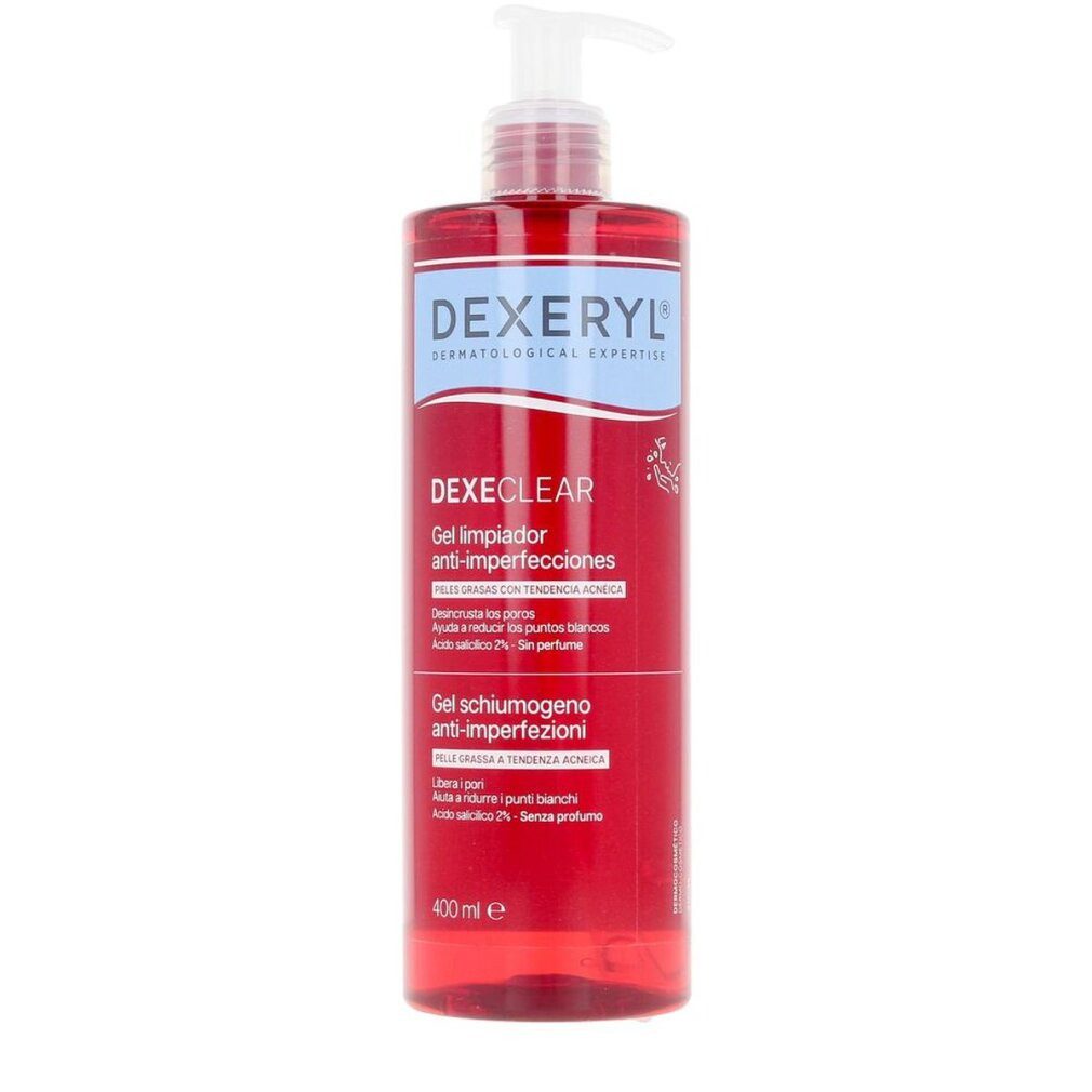 Dexeryl Körperpflegemittel DEXECLEAR Reinigungsgel gegen Hautunreinheiten 400 ml