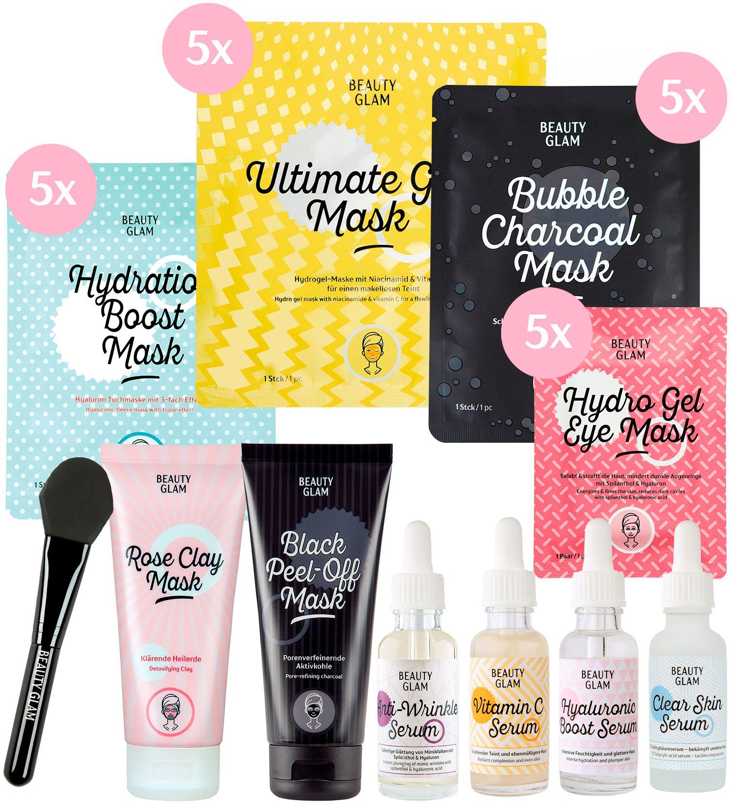 Gesichtspflege-Set Beauty Glam Get Them All