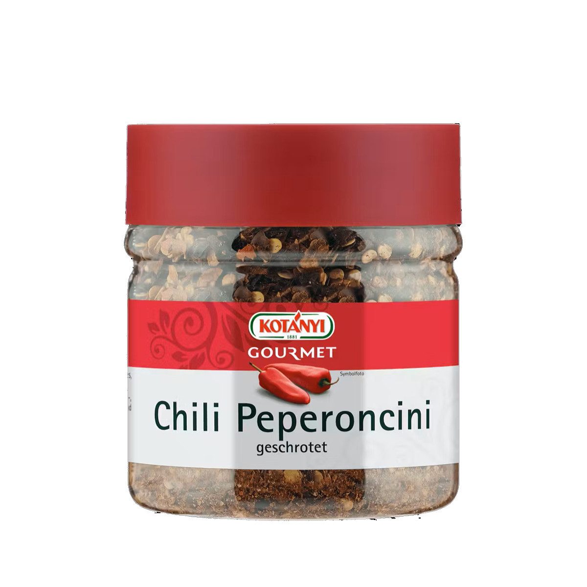KOTANYI Gewürz, Kotanyi Chili Peperoncini geschrotet feurig scharf intensiv 110g